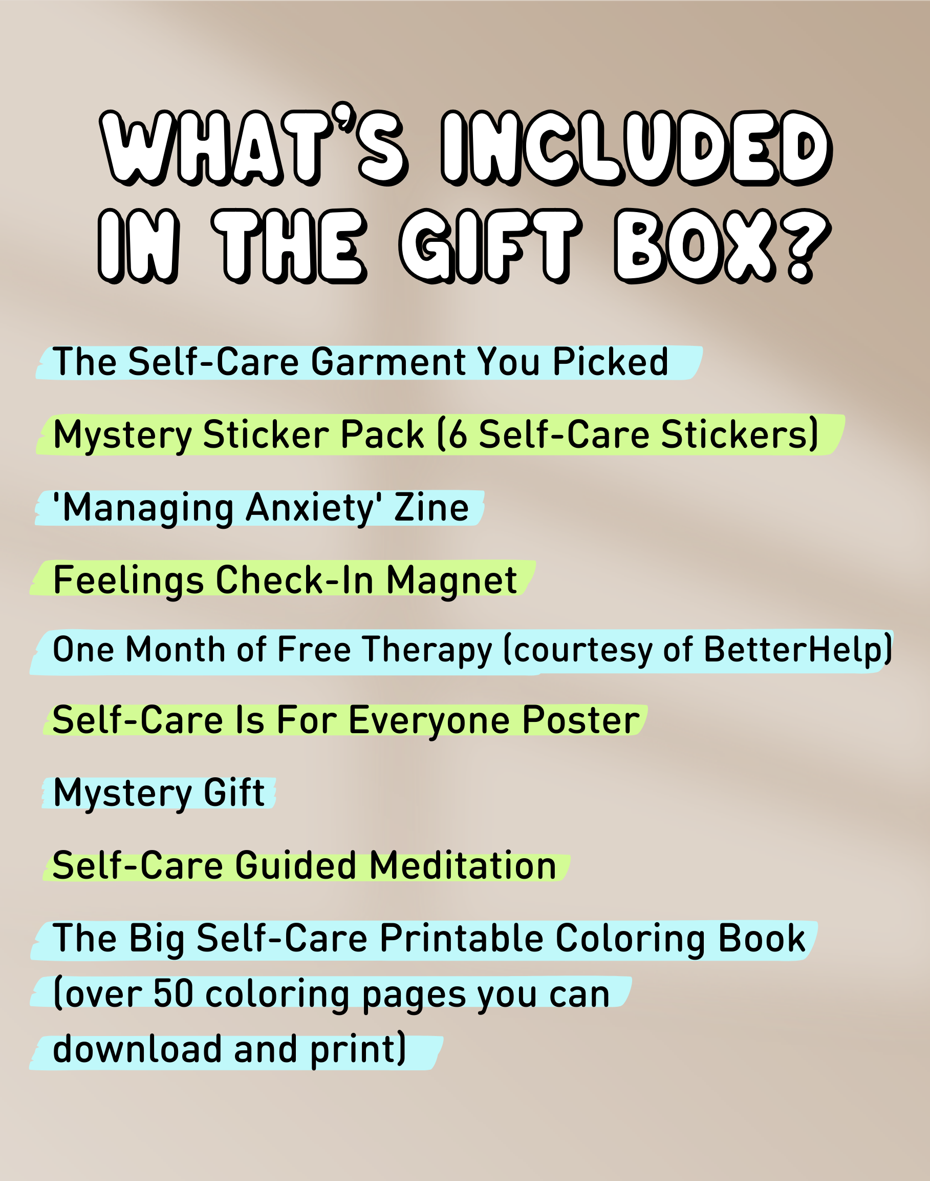 Make It A Self-Care Is For Everyone Gift Box!