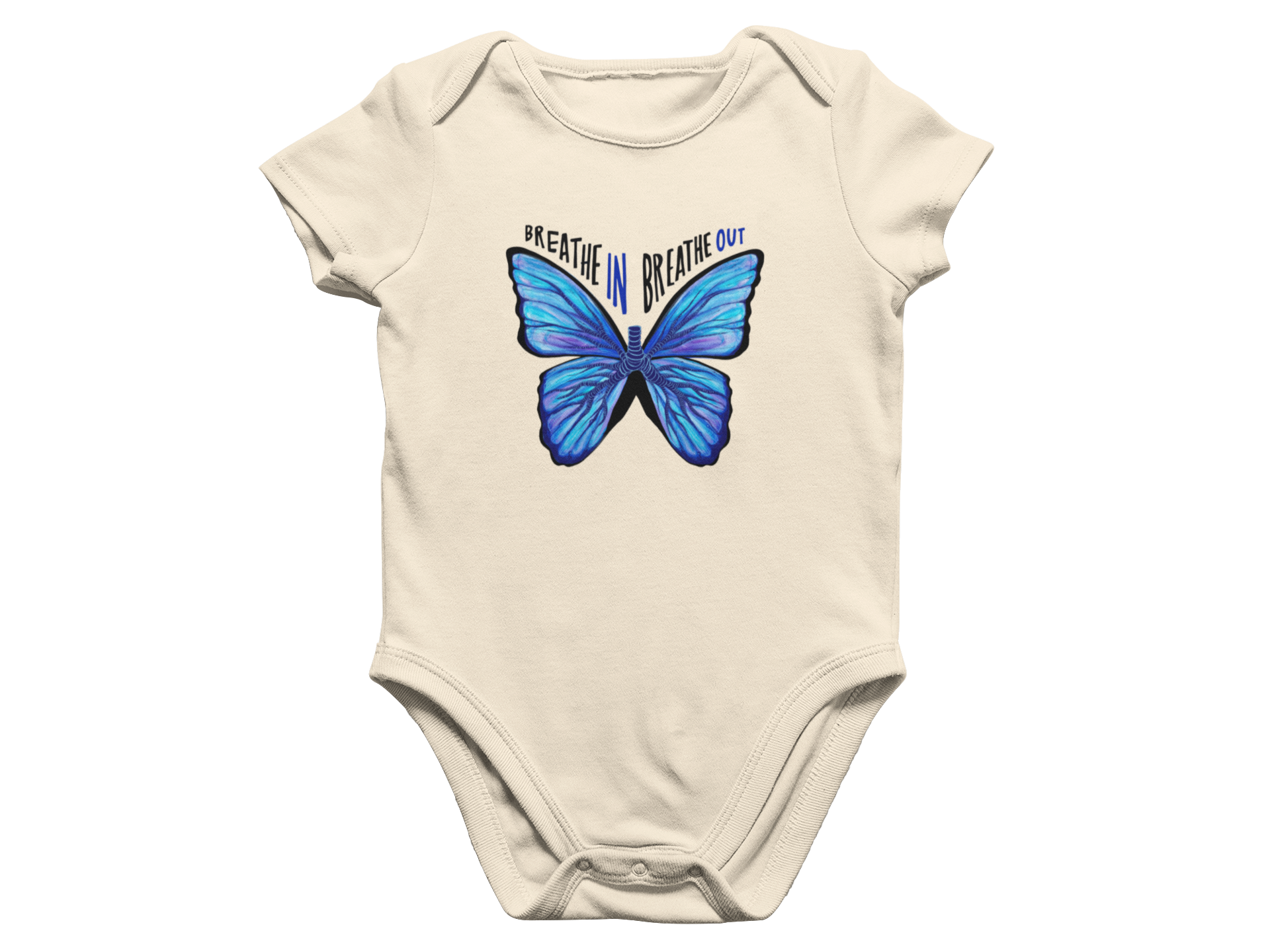 Breathe In, Breathe Out - Baby Onesie