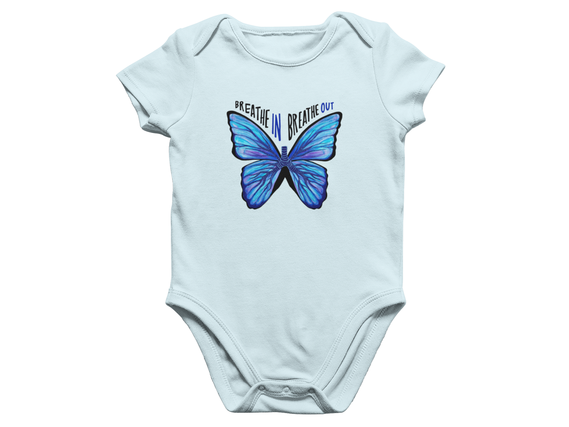 Breathe In, Breathe Out - Baby Onesie