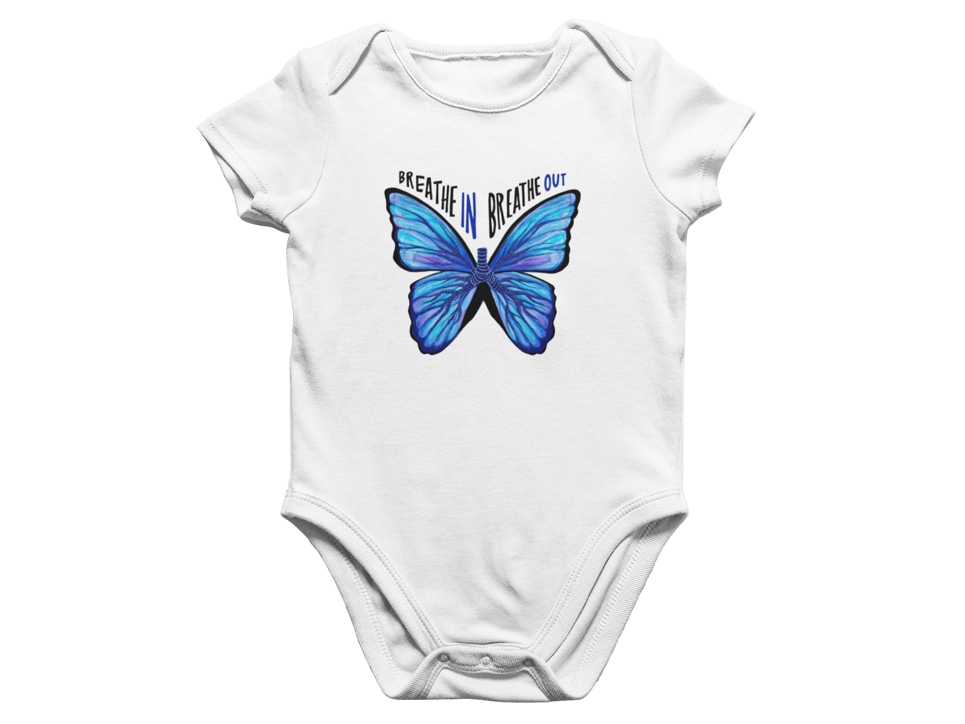 Breathe In, Breathe Out - Baby Onesie