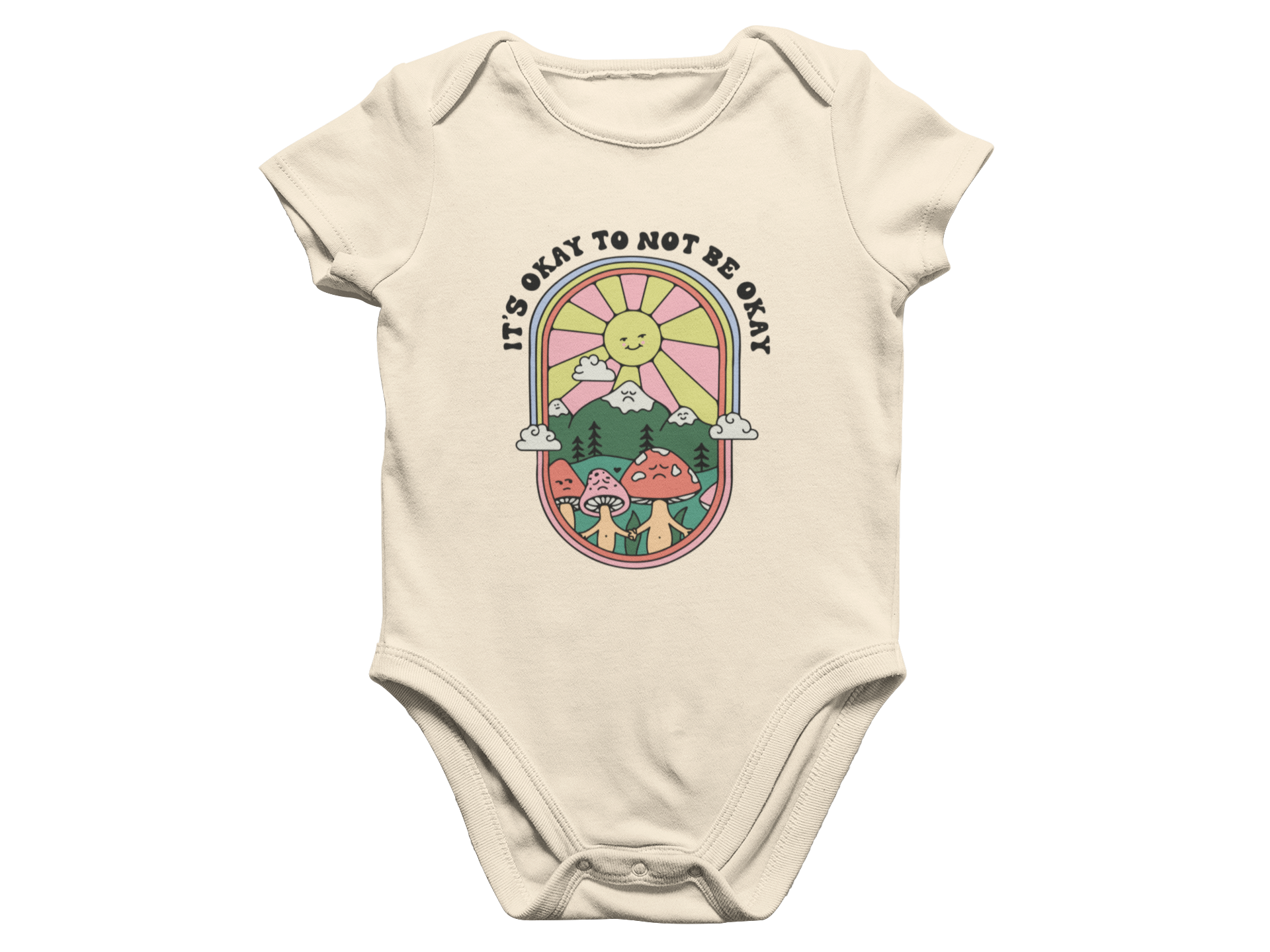 It's Okay To Not Be Okay - Baby Onesie