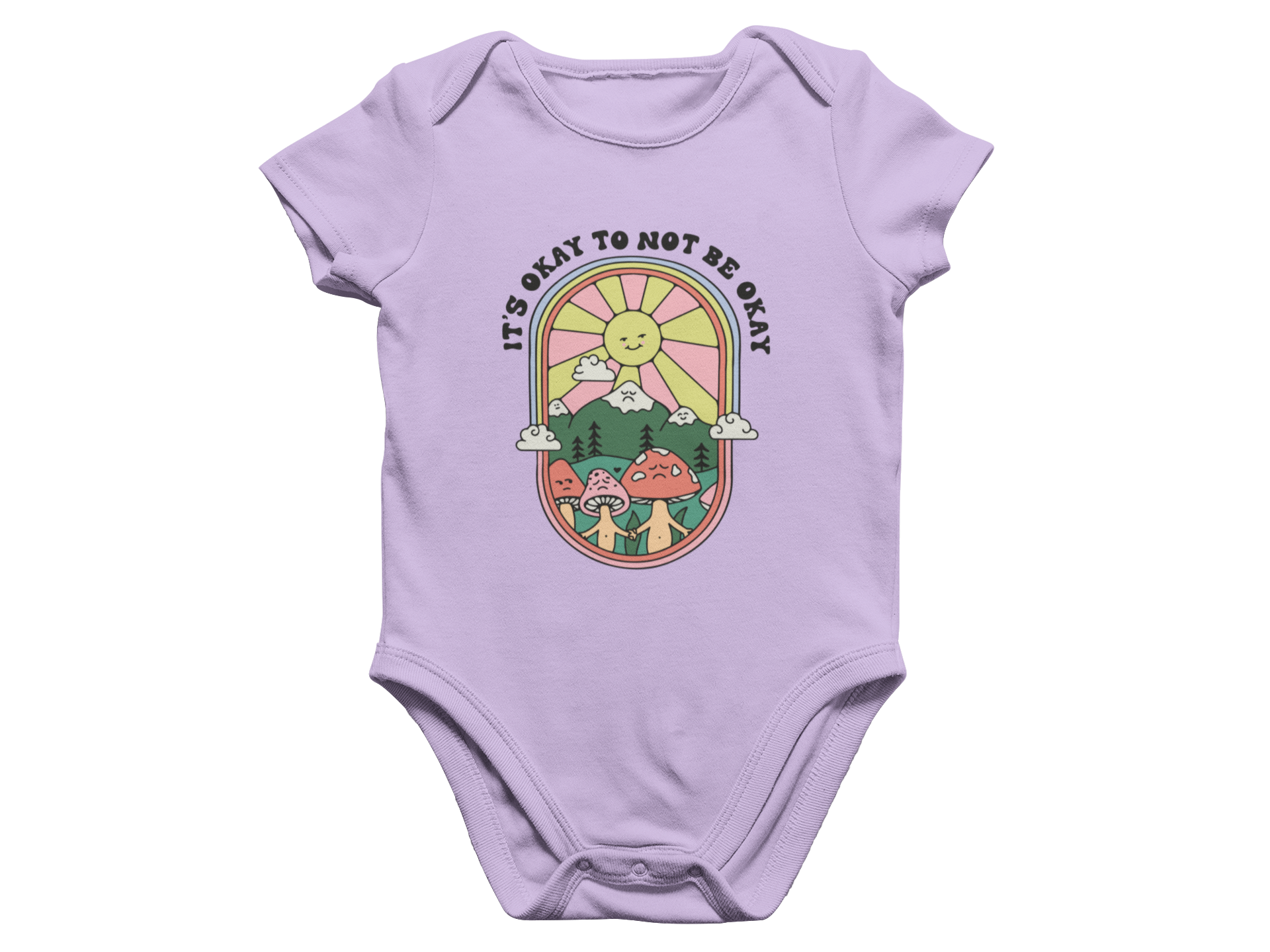 It's Okay To Not Be Okay - Baby Onesie