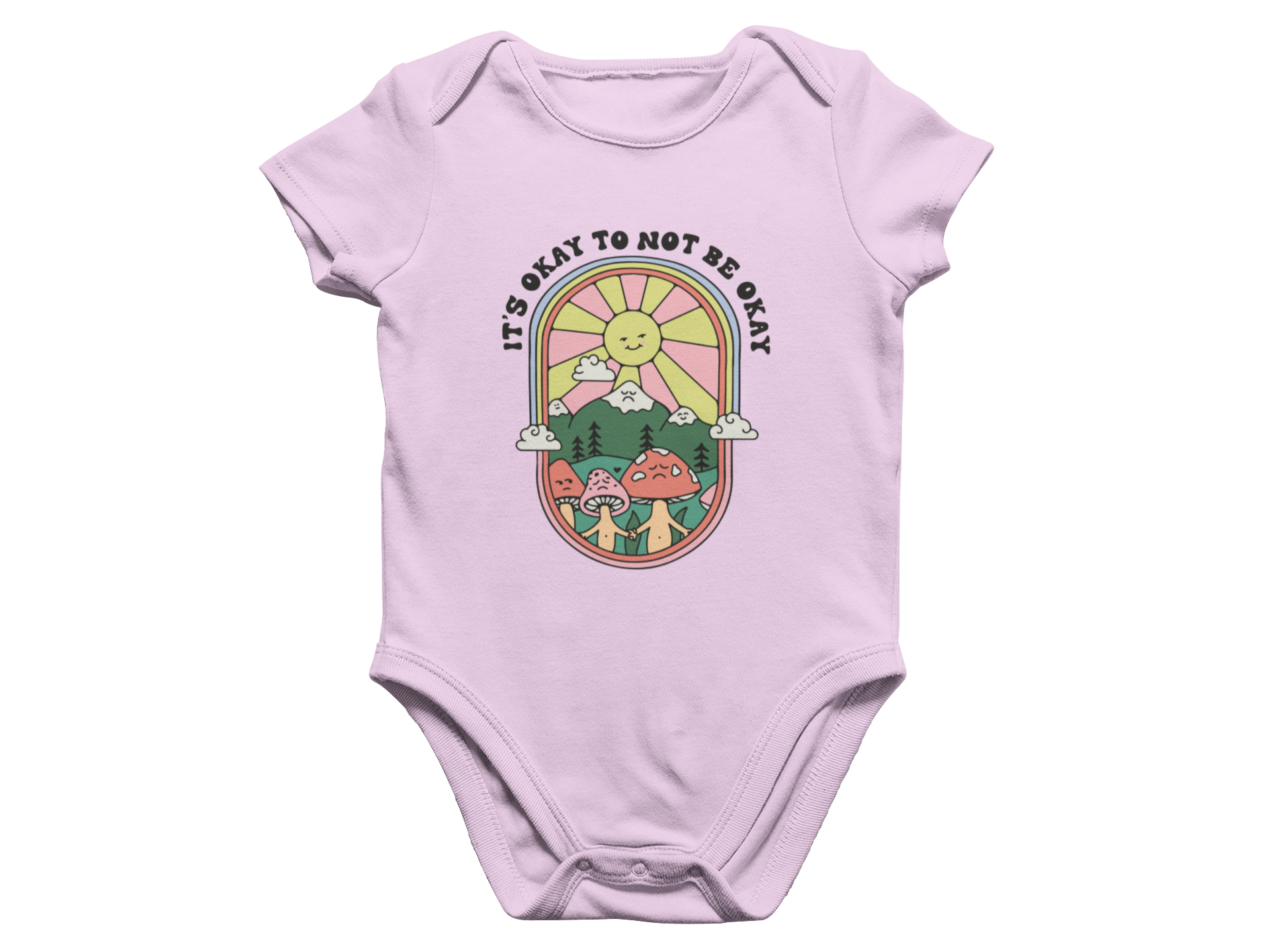 It's Okay To Not Be Okay - Baby Onesie