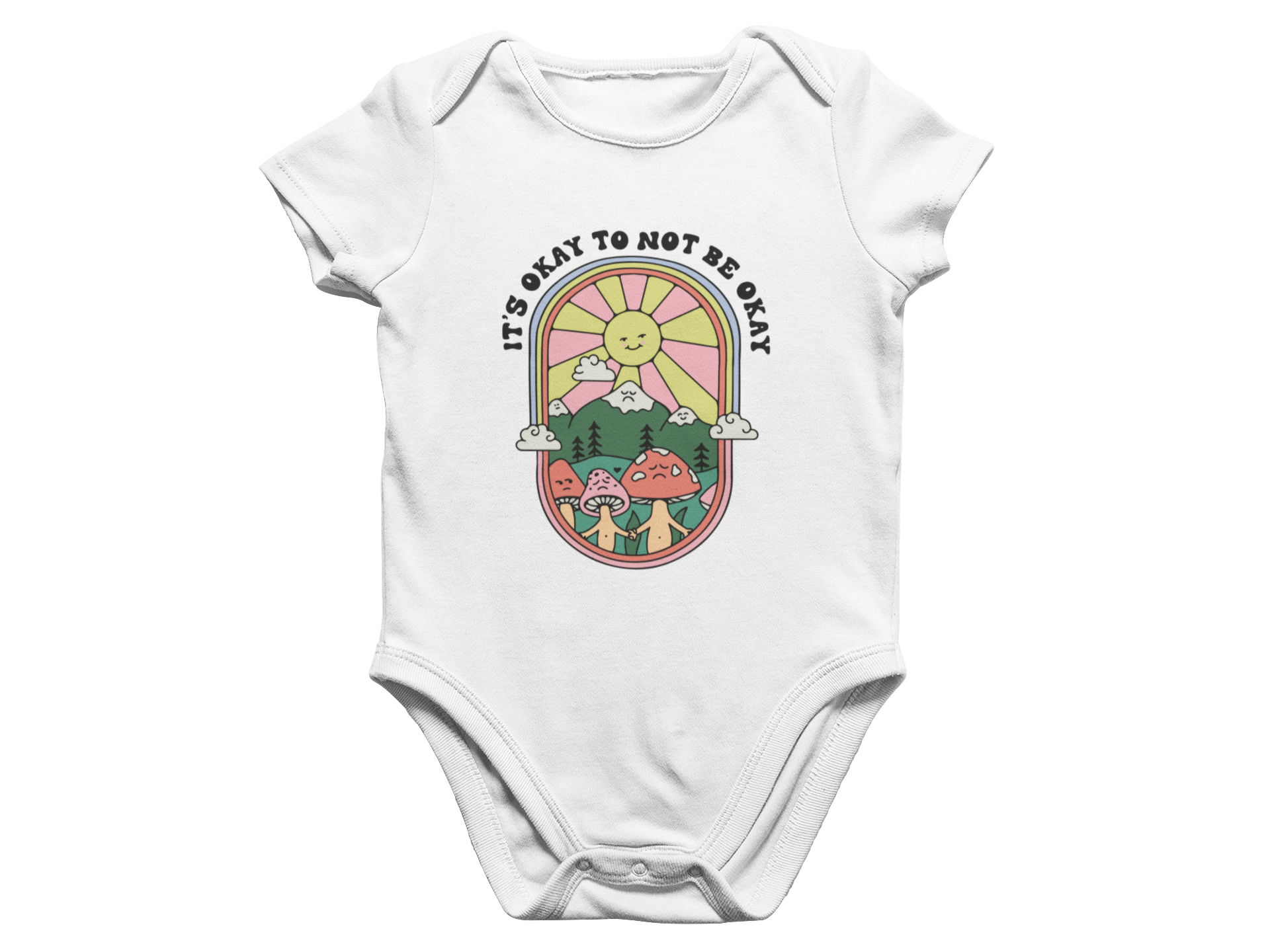 It's Okay To Not Be Okay - Baby Onesie