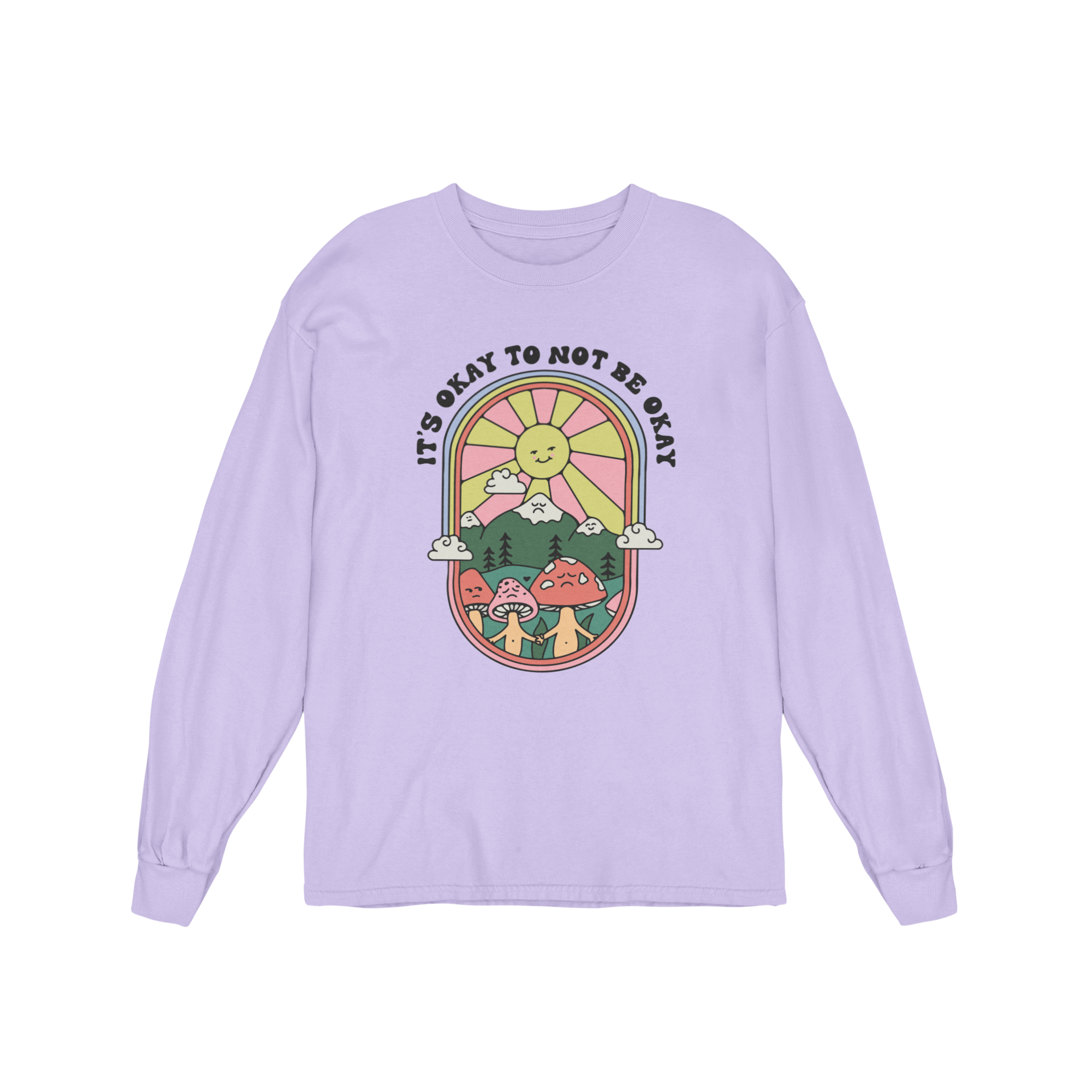 It's Okay To Not Be Okay - Long Sleeve Tee