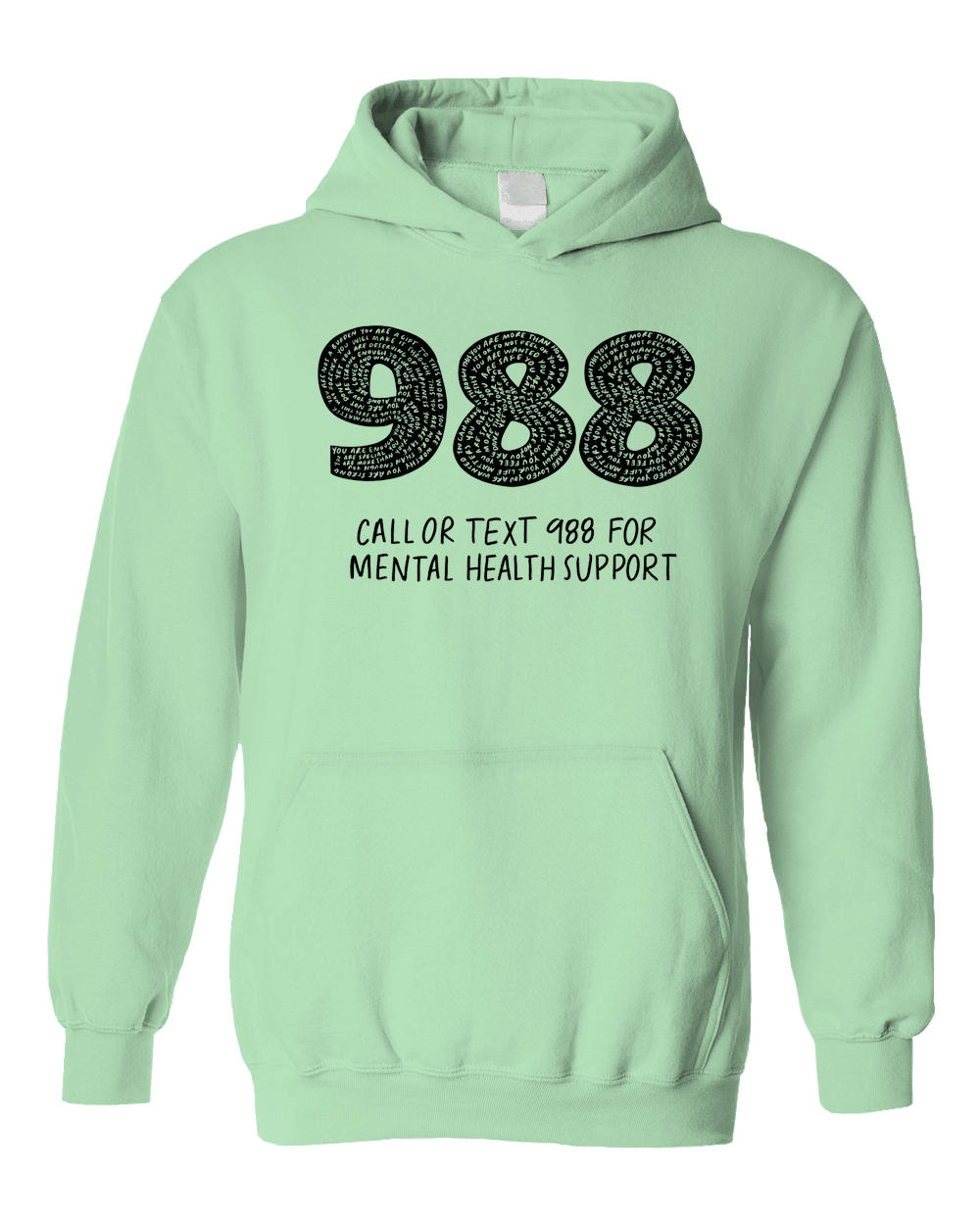 988: Call Or Text For Mental Health Support - Hoodie