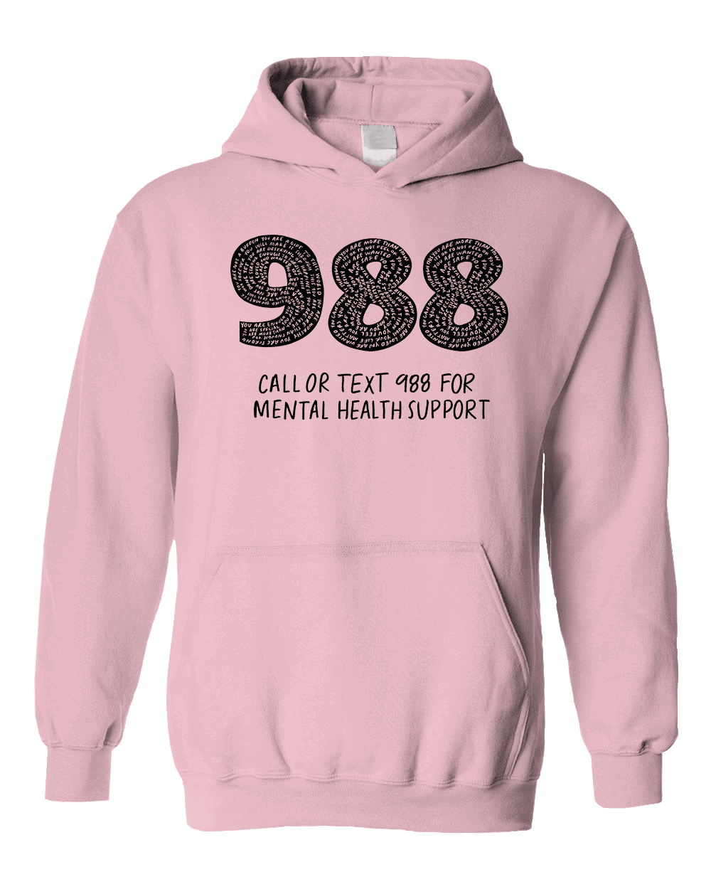 988: Call Or Text For Mental Health Support - Hoodie