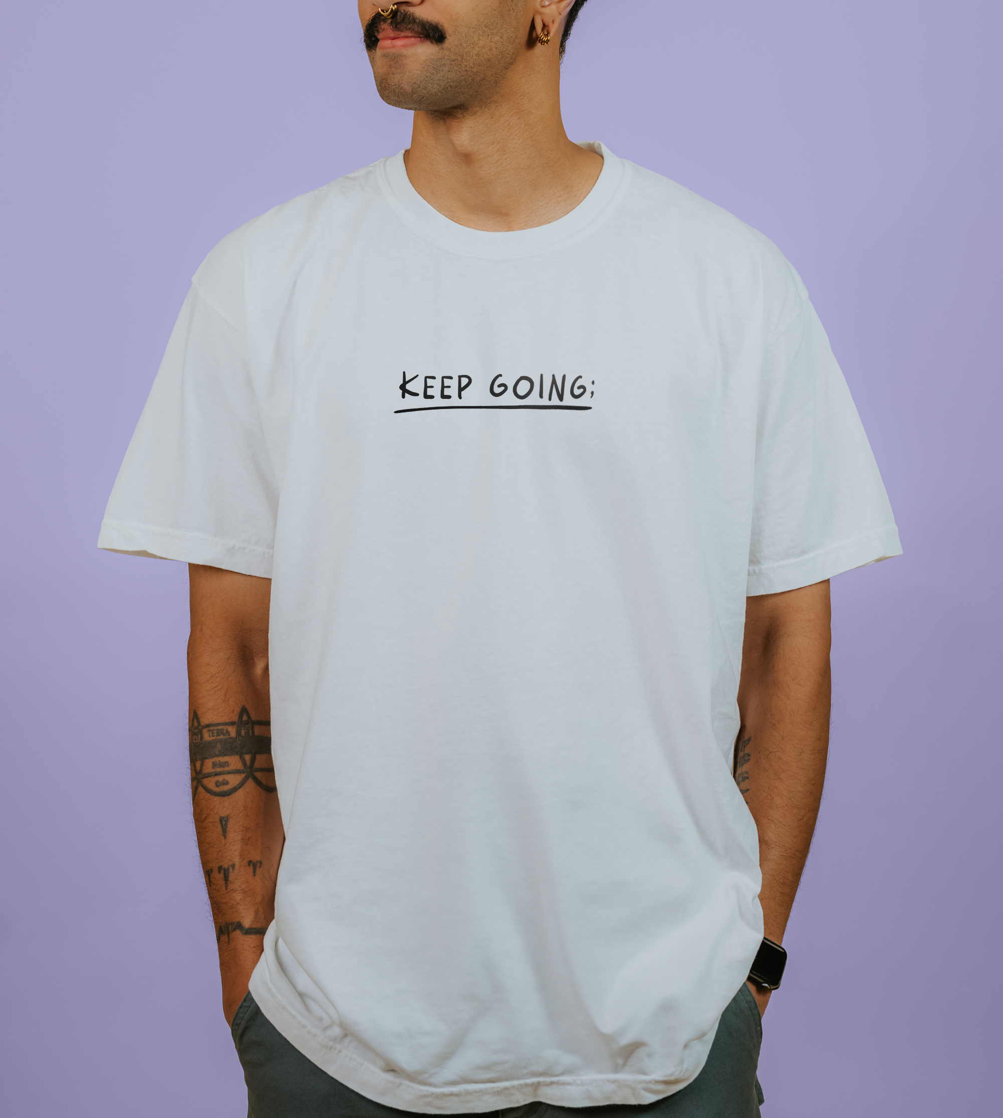 Keep Going; 100 Reasons To Stay Alive - T-Shirt