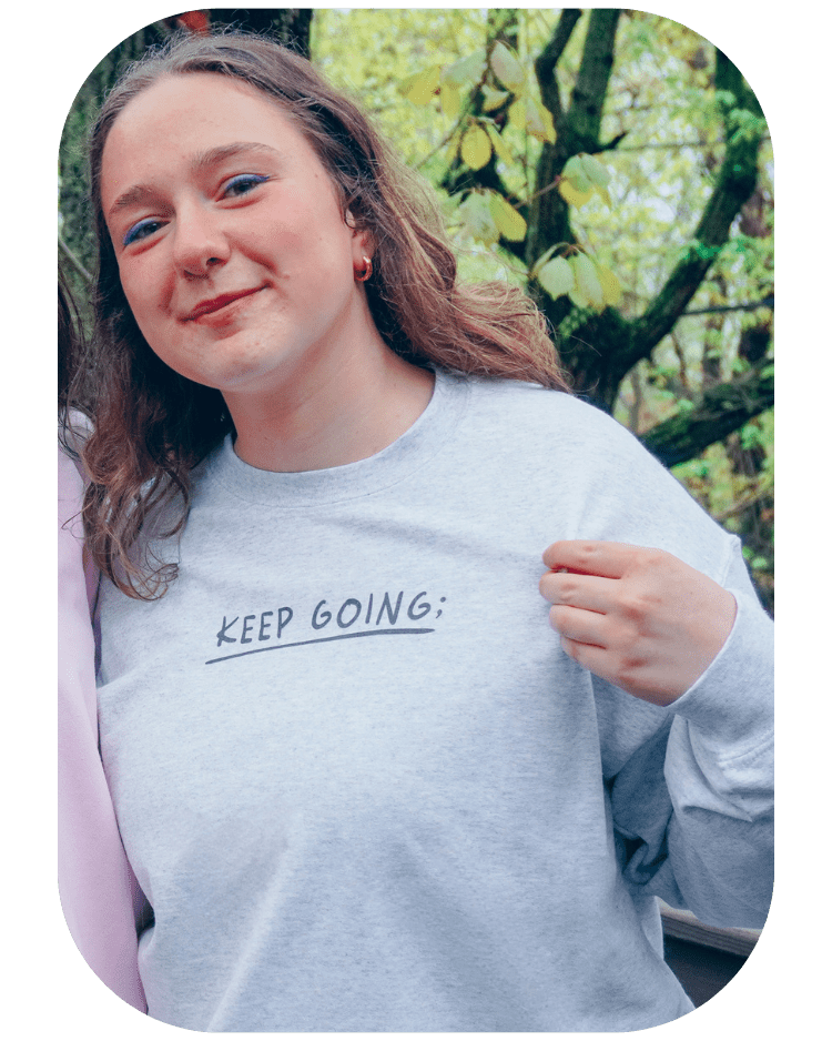 Keep Going; 100 Reasons To Stay Alive - Sweatshirt