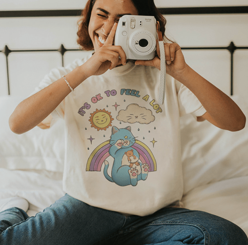 It's OK To Feel A Lot - T-Shirt