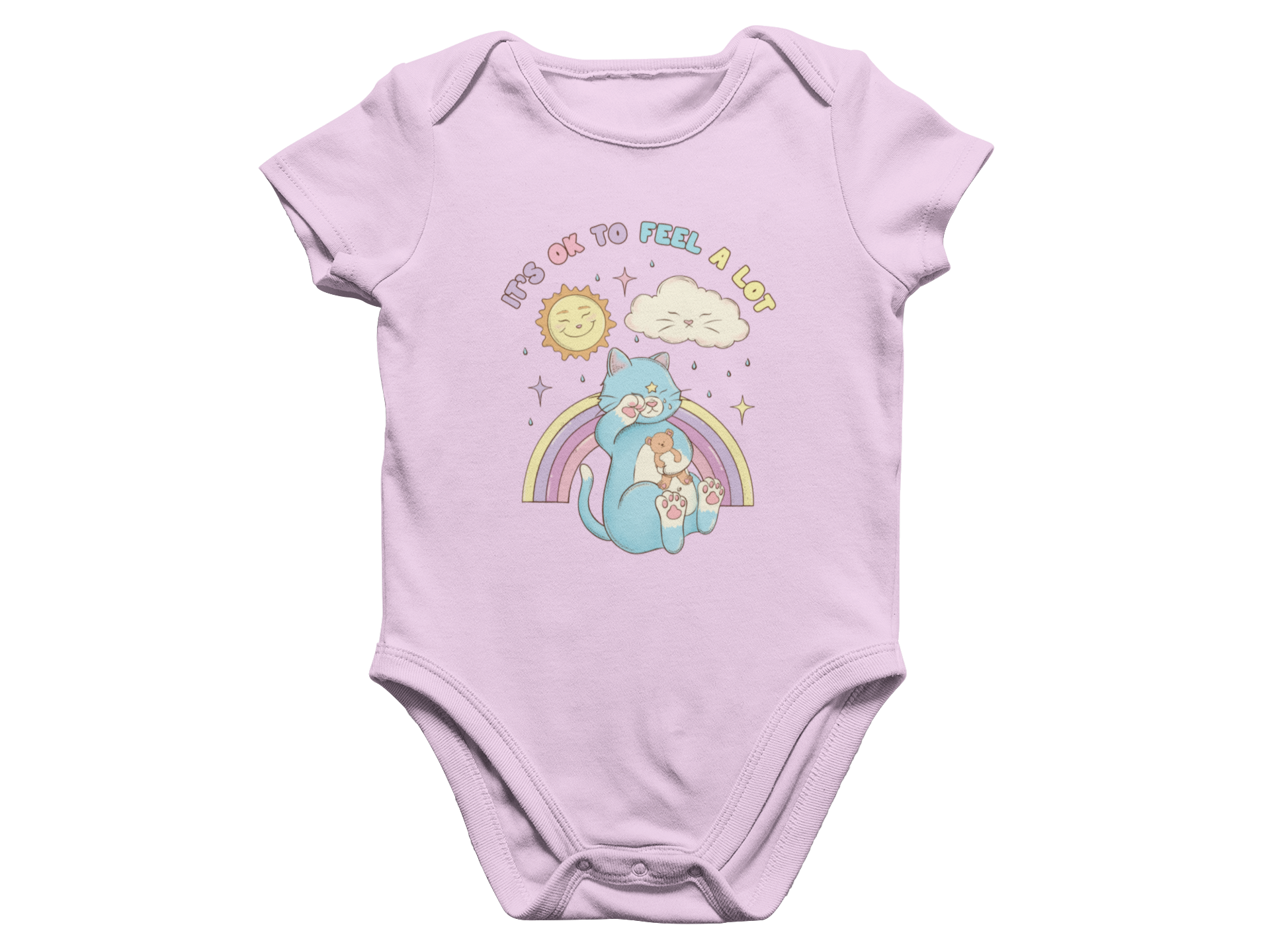 It's OK To Feel A Lot - Baby Onesie