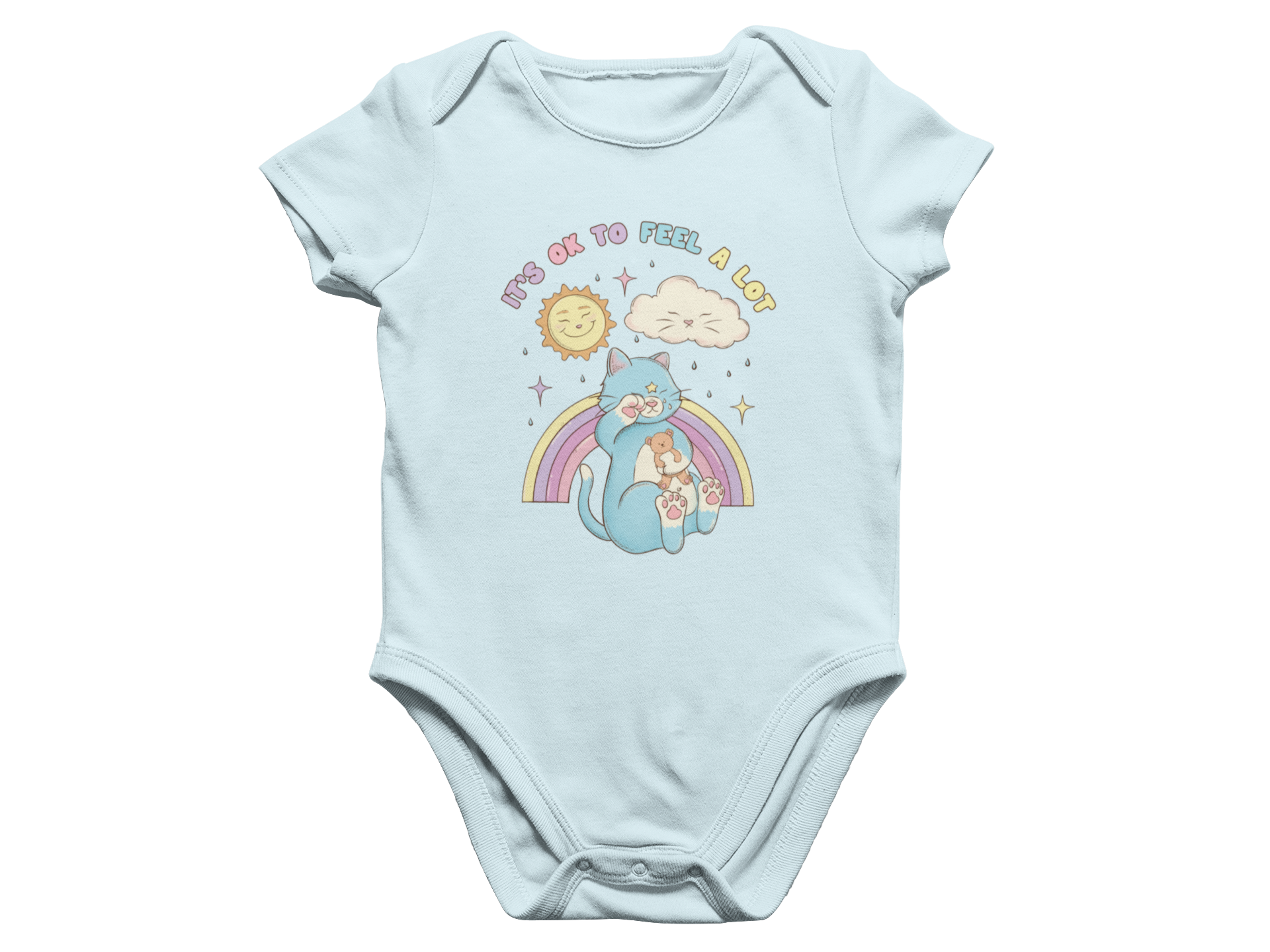 It's OK To Feel A Lot - Baby Onesie