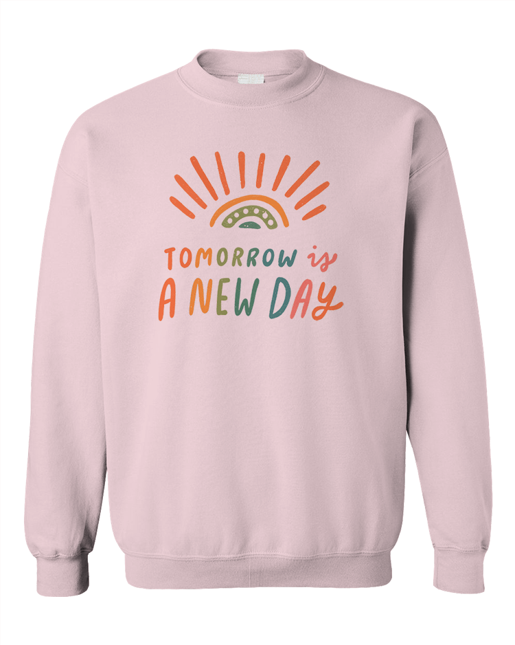 A new day pink 2025 sweater