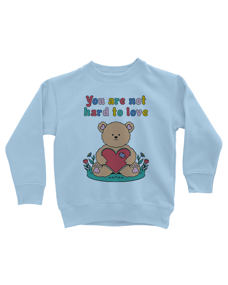 No love teddy bear discount sweatshirt