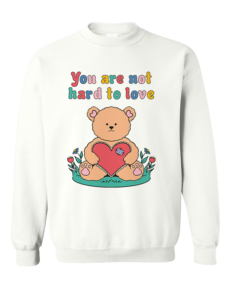 No love teddy bear discount sweatshirt