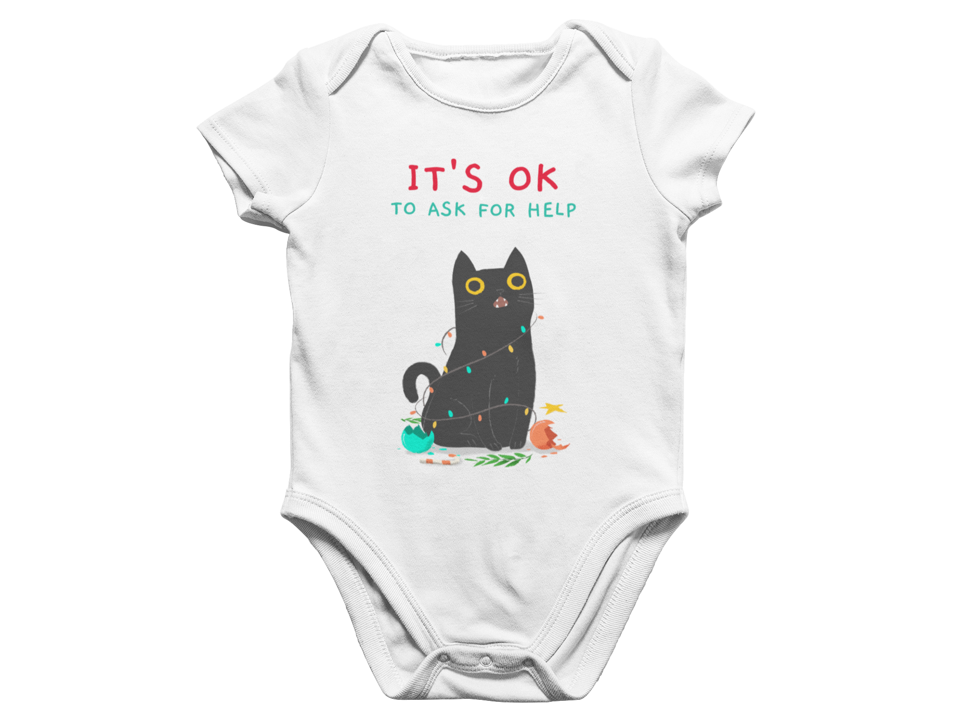 It's OK To Ask For Help - Baby Onesie