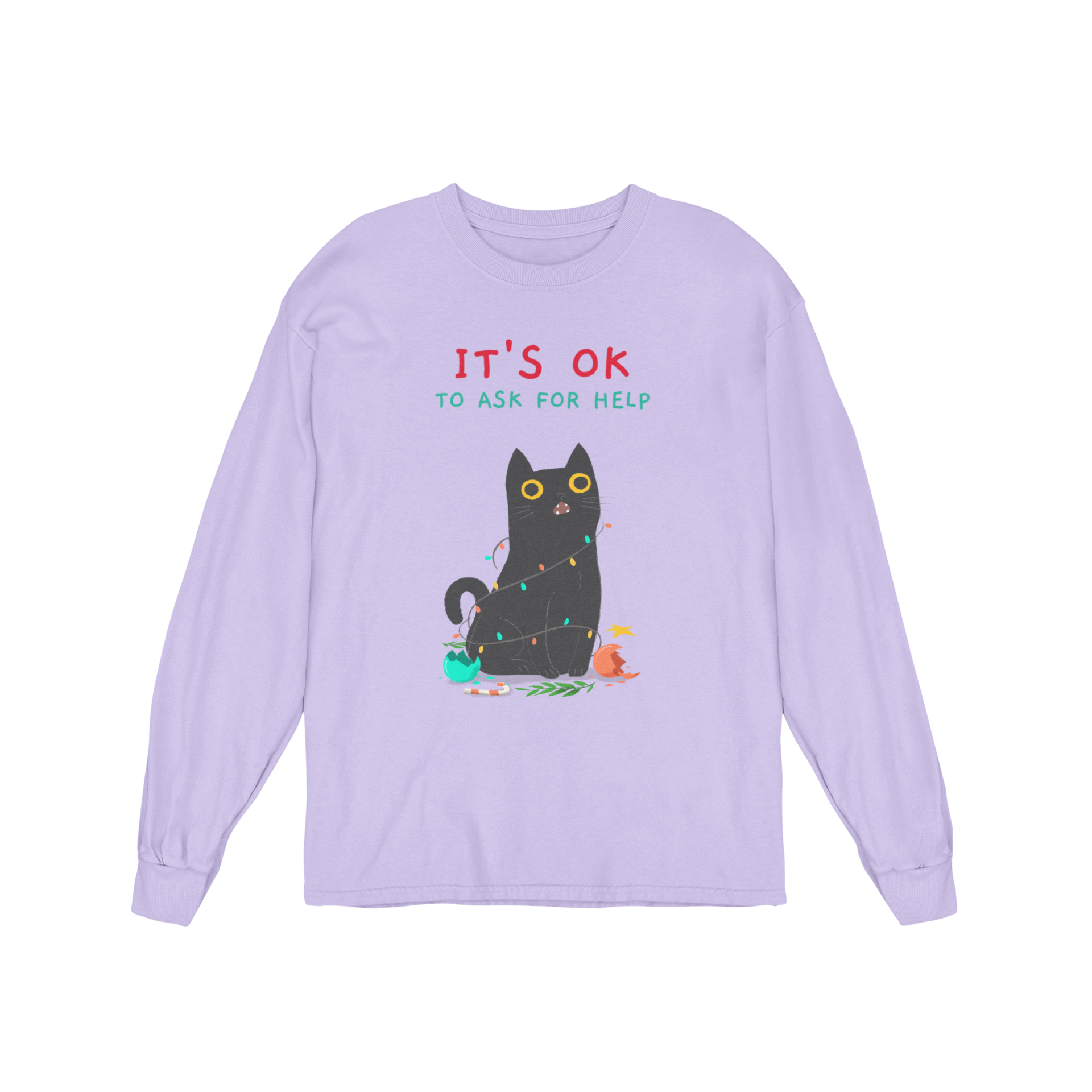 It's OK To Ask For Help - Long Sleeve Tee