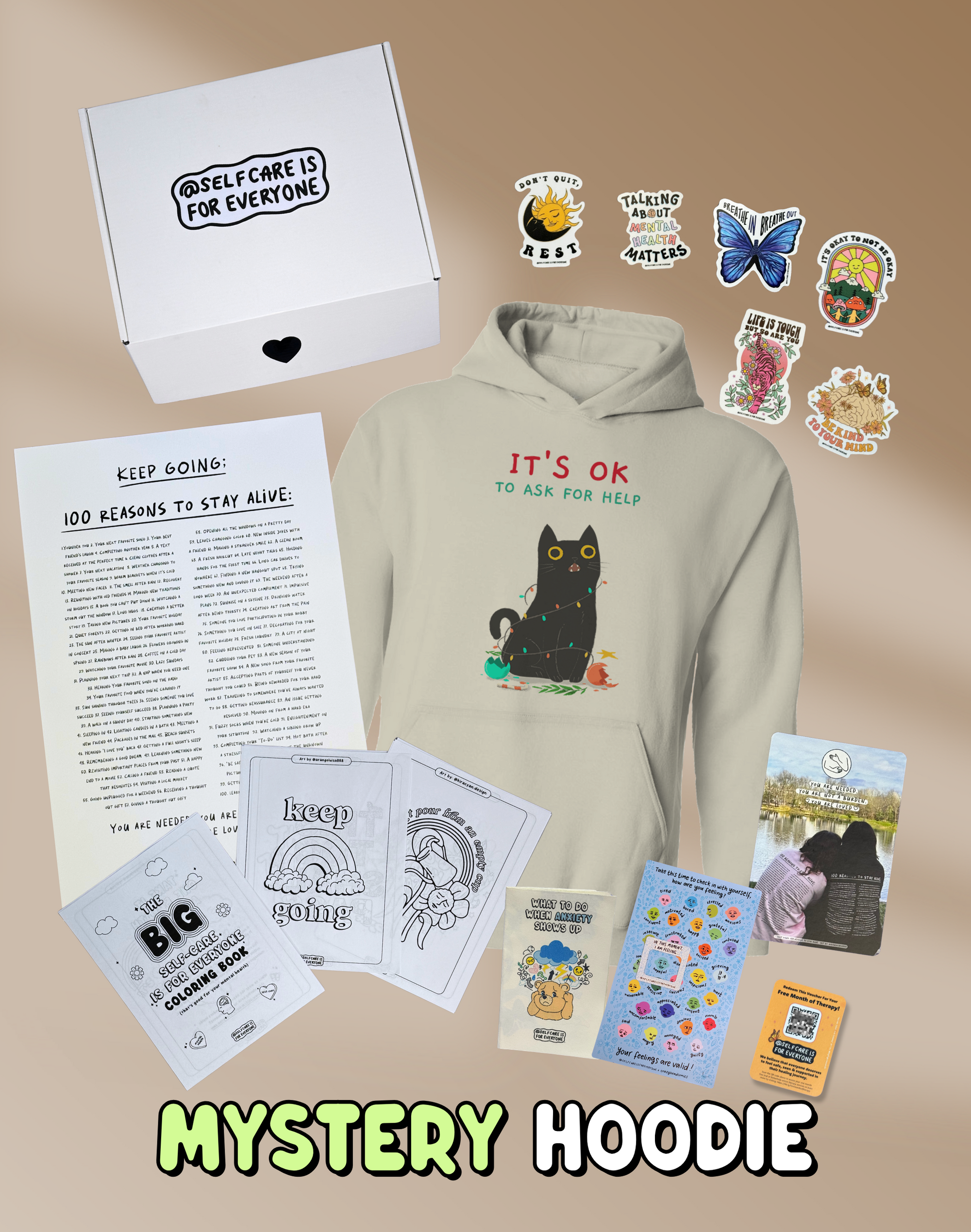 Mystery Hoodie Self-Care Box