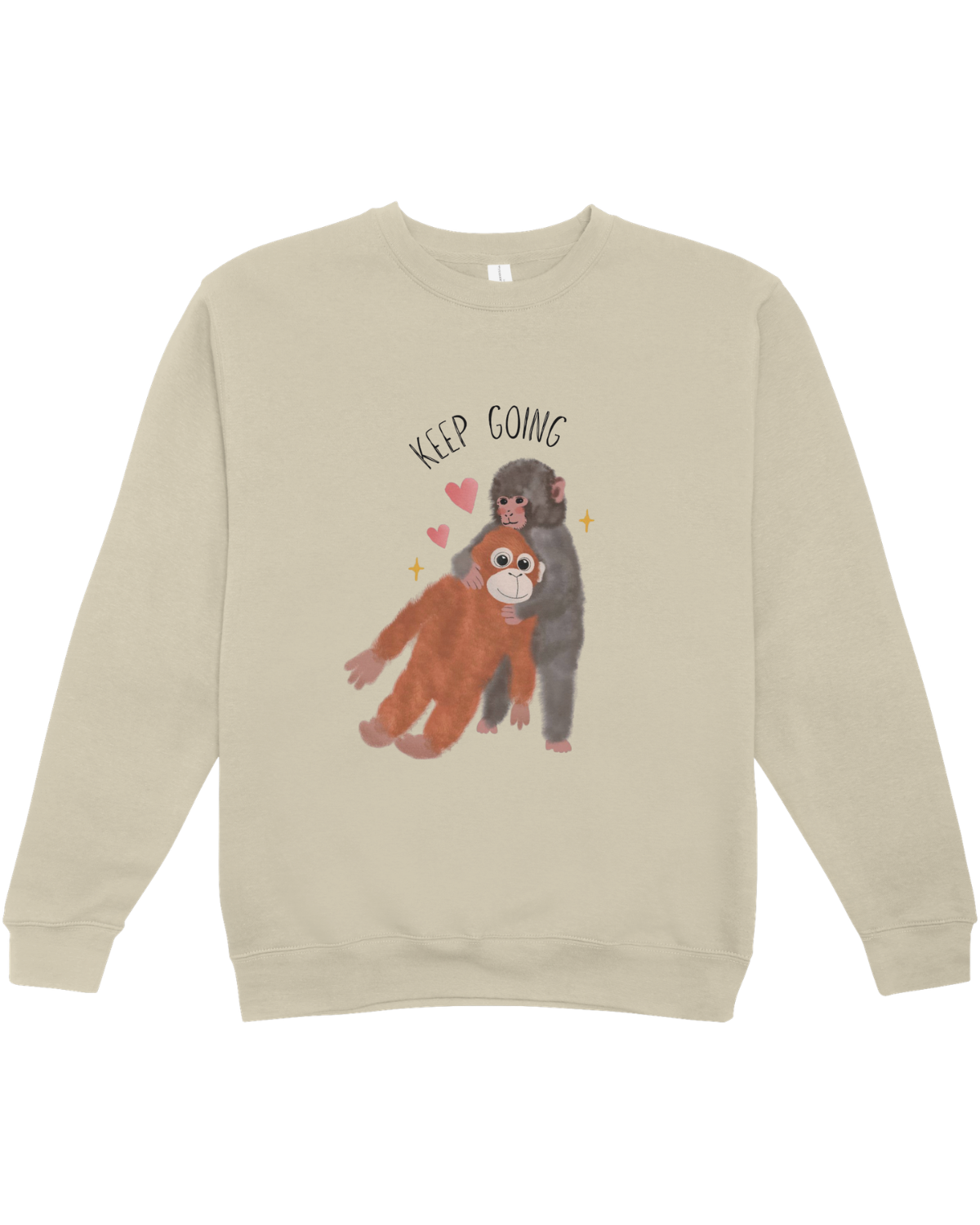 Keep Going (Punch, the Baby Macaque Monkey) - Sweatshirt