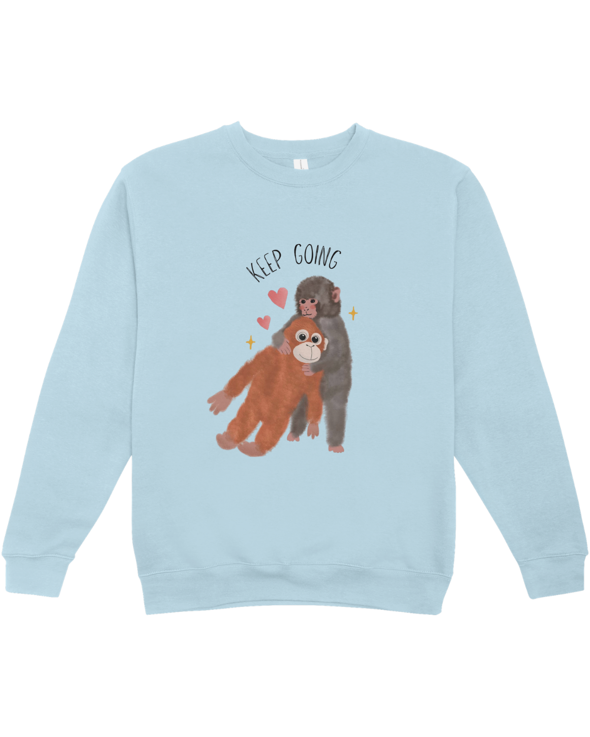 Keep Going (Punch, the Baby Macaque Monkey) - Sweatshirt