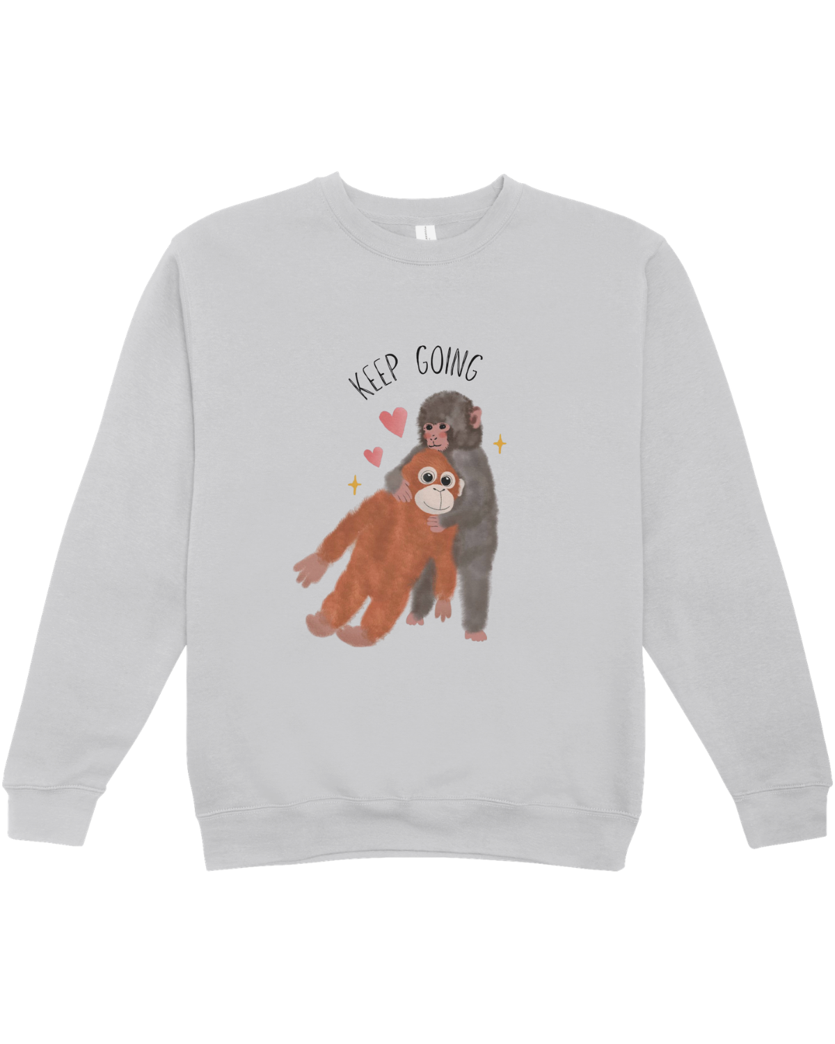 Keep Going (Punch, the Baby Macaque Monkey) - Sweatshirt