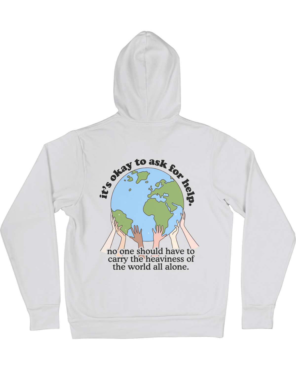 Please Stay; It's Okay To Ask For Help - Hoodie
