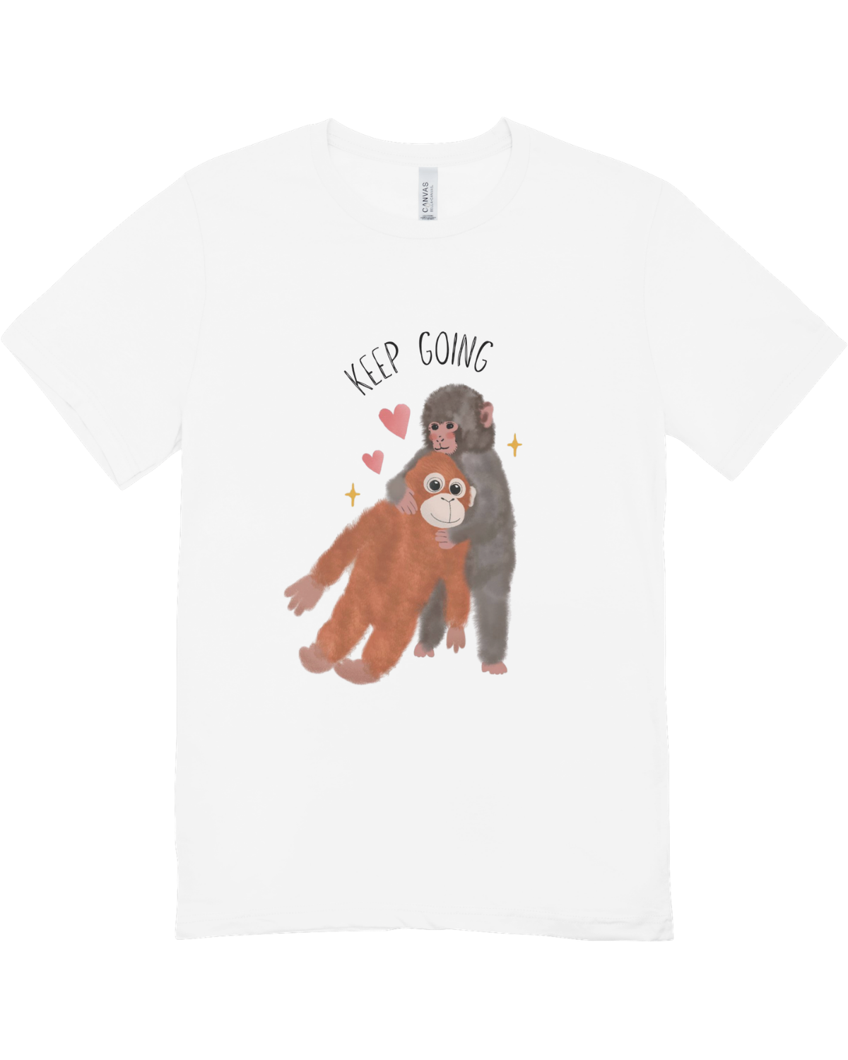Keep Going (Punch, the Baby Macaque Monkey) - T-Shirt