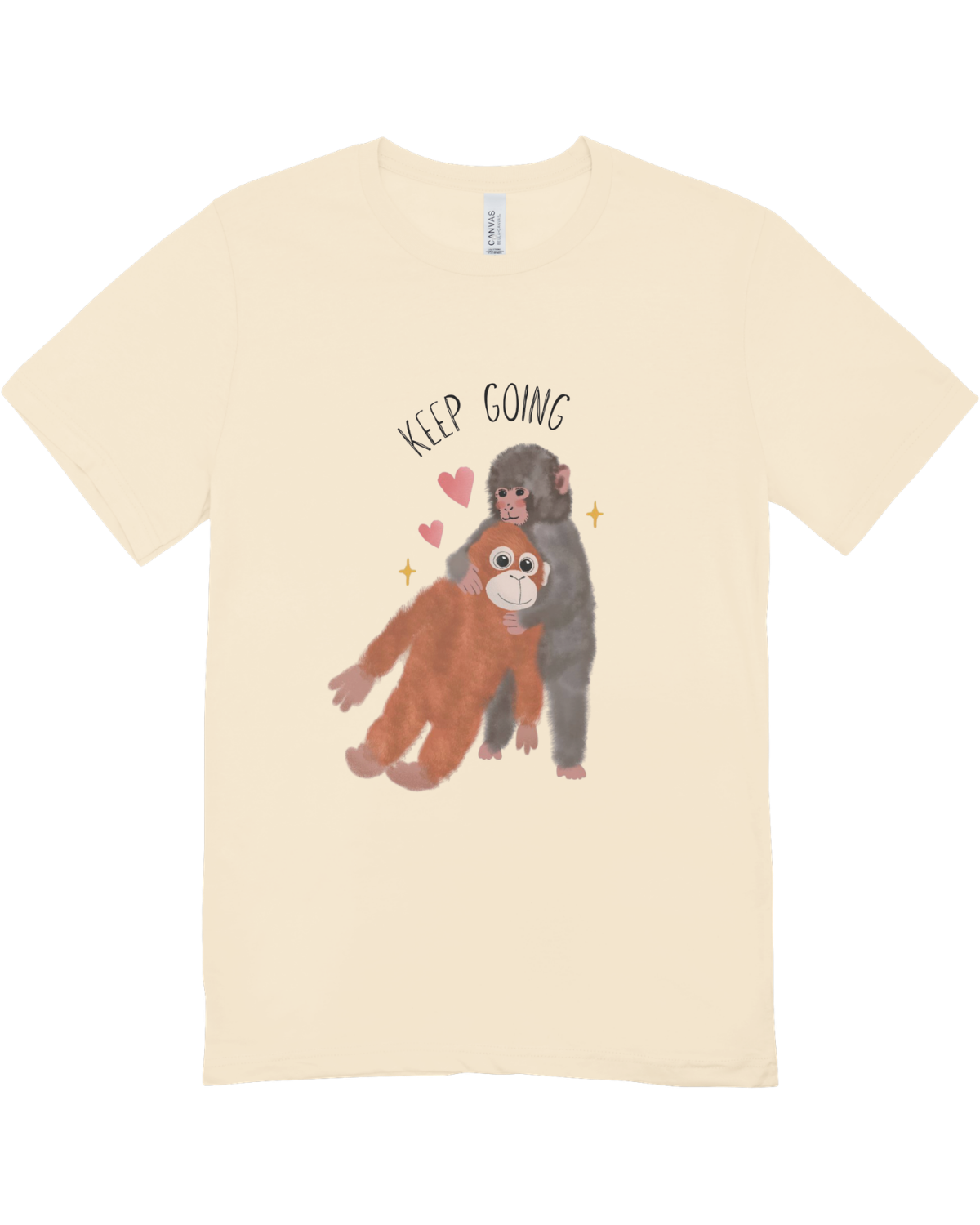 Keep Going (Punch, the Baby Macaque Monkey) - T-Shirt