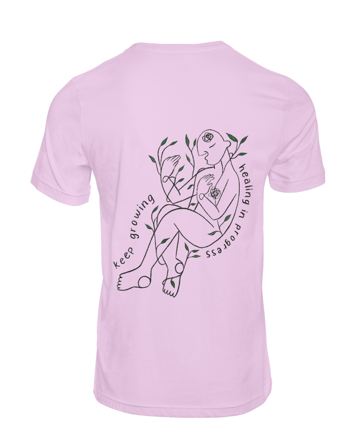 Grow Through What You Go Through // Keep Growing; Healing In Progress - T-Shirt