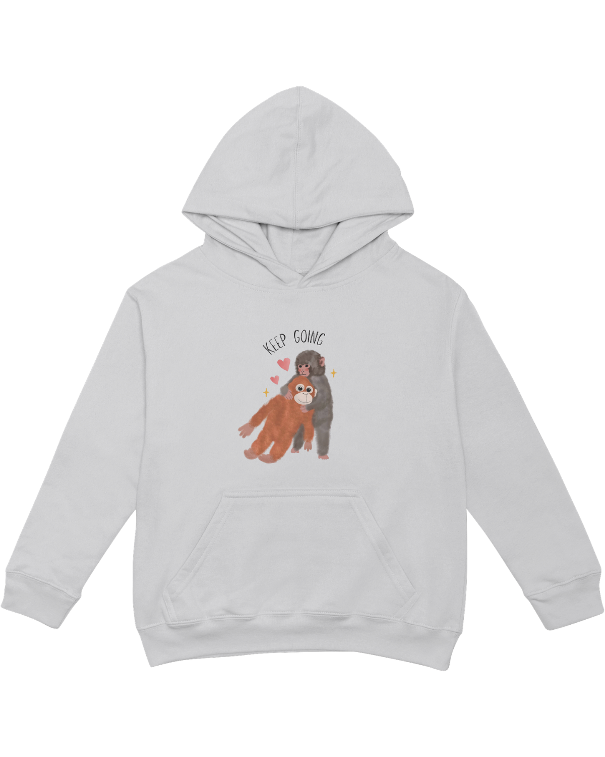 Keep Going (Punch, the Baby Macaque Monkey) - Hoodie