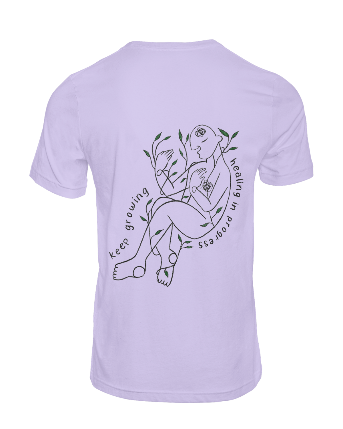 Grow Through What You Go Through // Keep Growing; Healing In Progress - T-Shirt