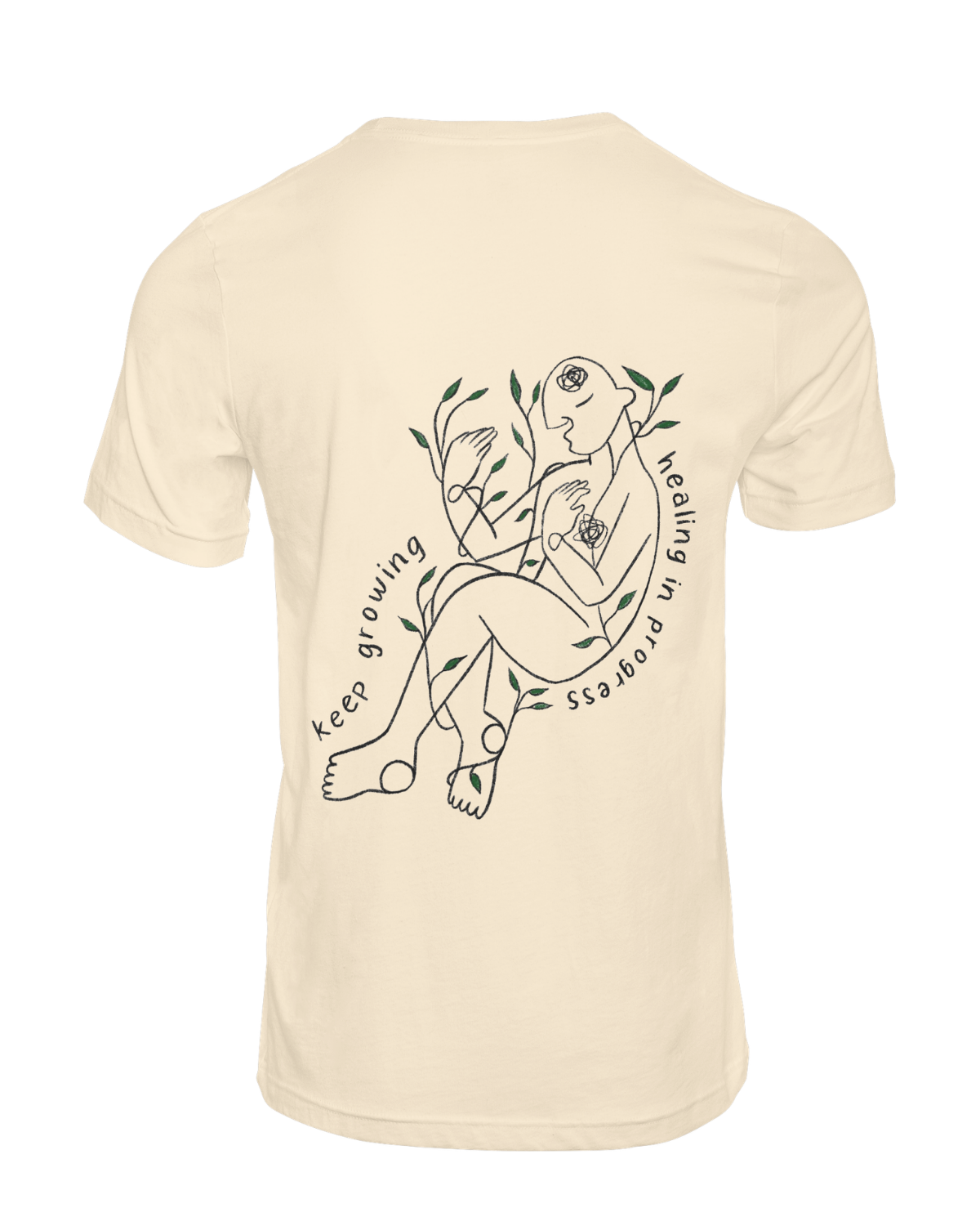 Grow Through What You Go Through // Keep Growing; Healing In Progress - T-Shirt