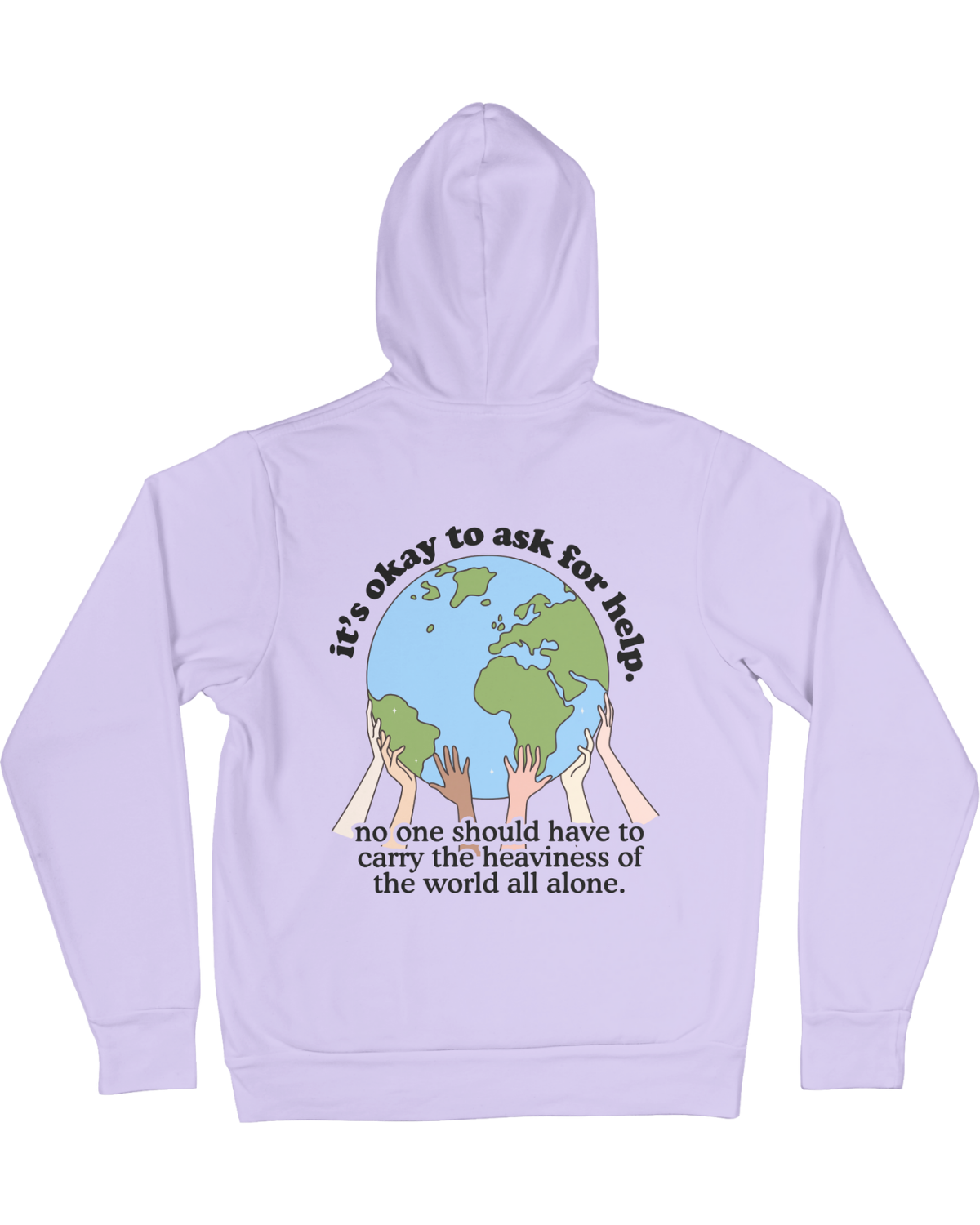 Please Stay; It's Okay To Ask For Help - Hoodie