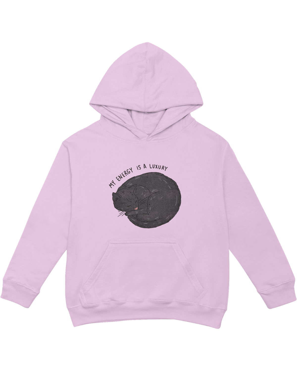 My Energy Is A Luxury (Black Cat) - Hoodie