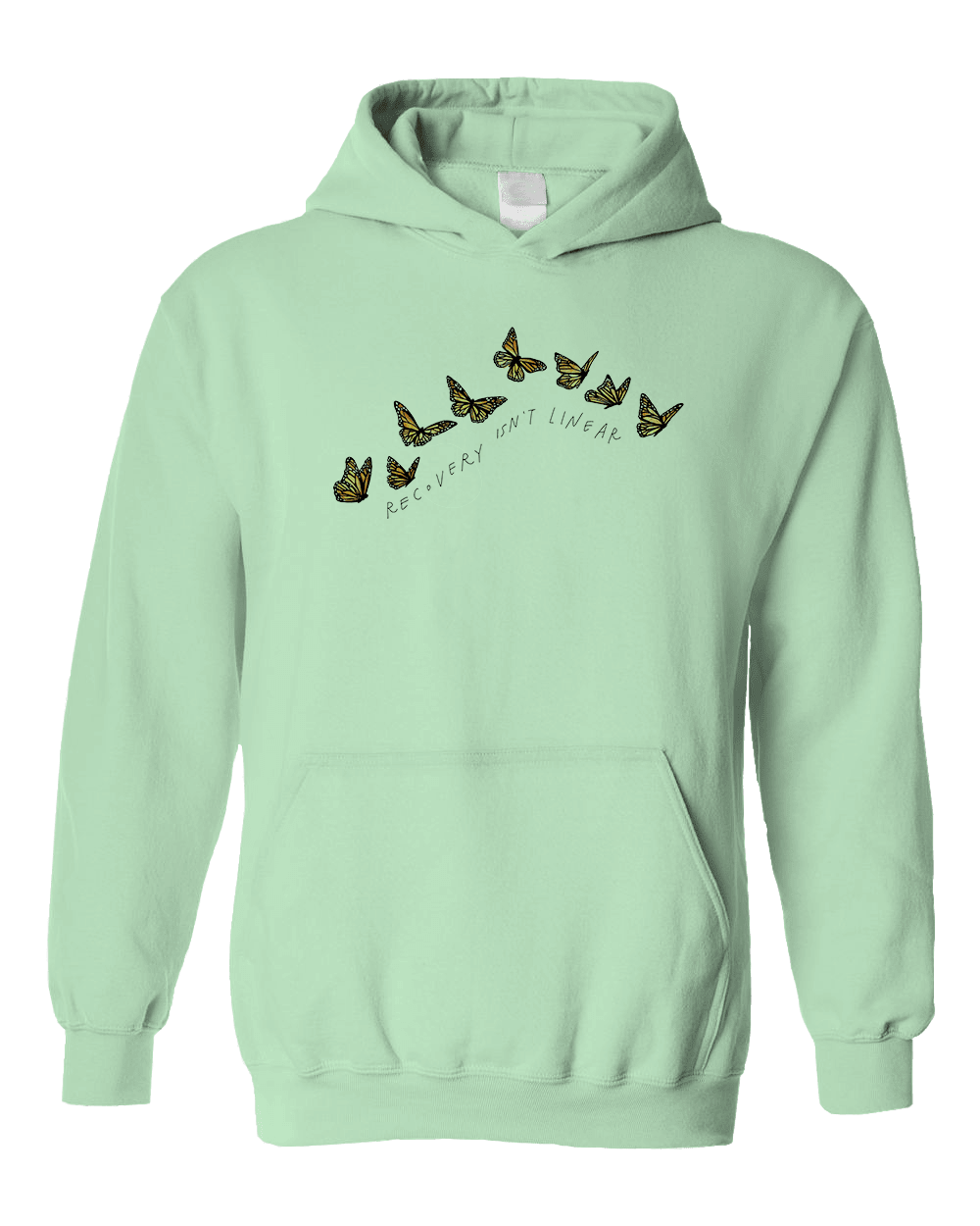 Recovery Isn't Linear (Butterflies) - Hoodie