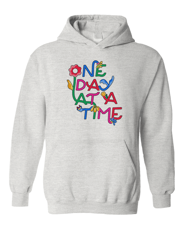 One Day At A Time (Flowers) - Hoodie