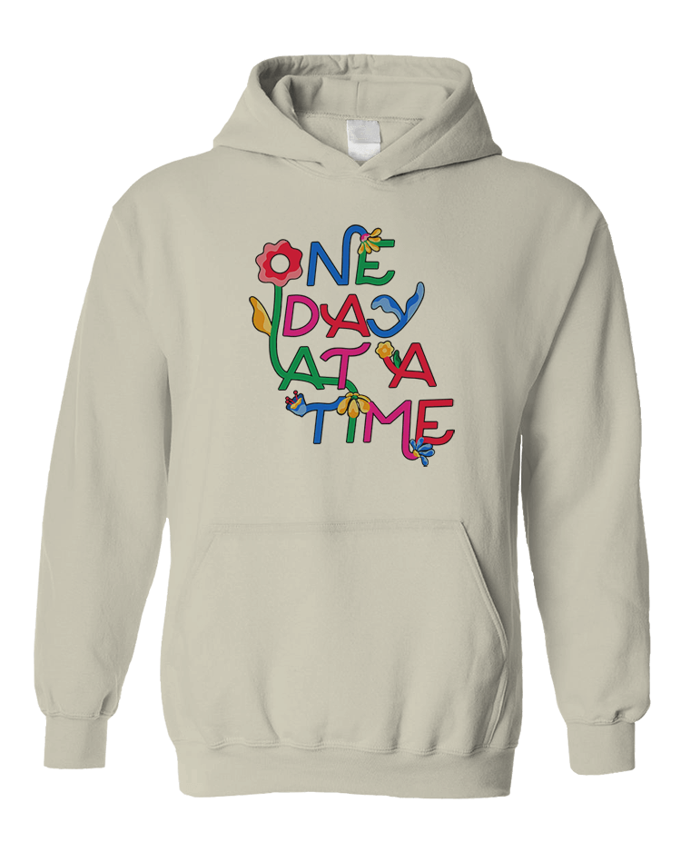 One Day At A Time (Flowers) - Hoodie