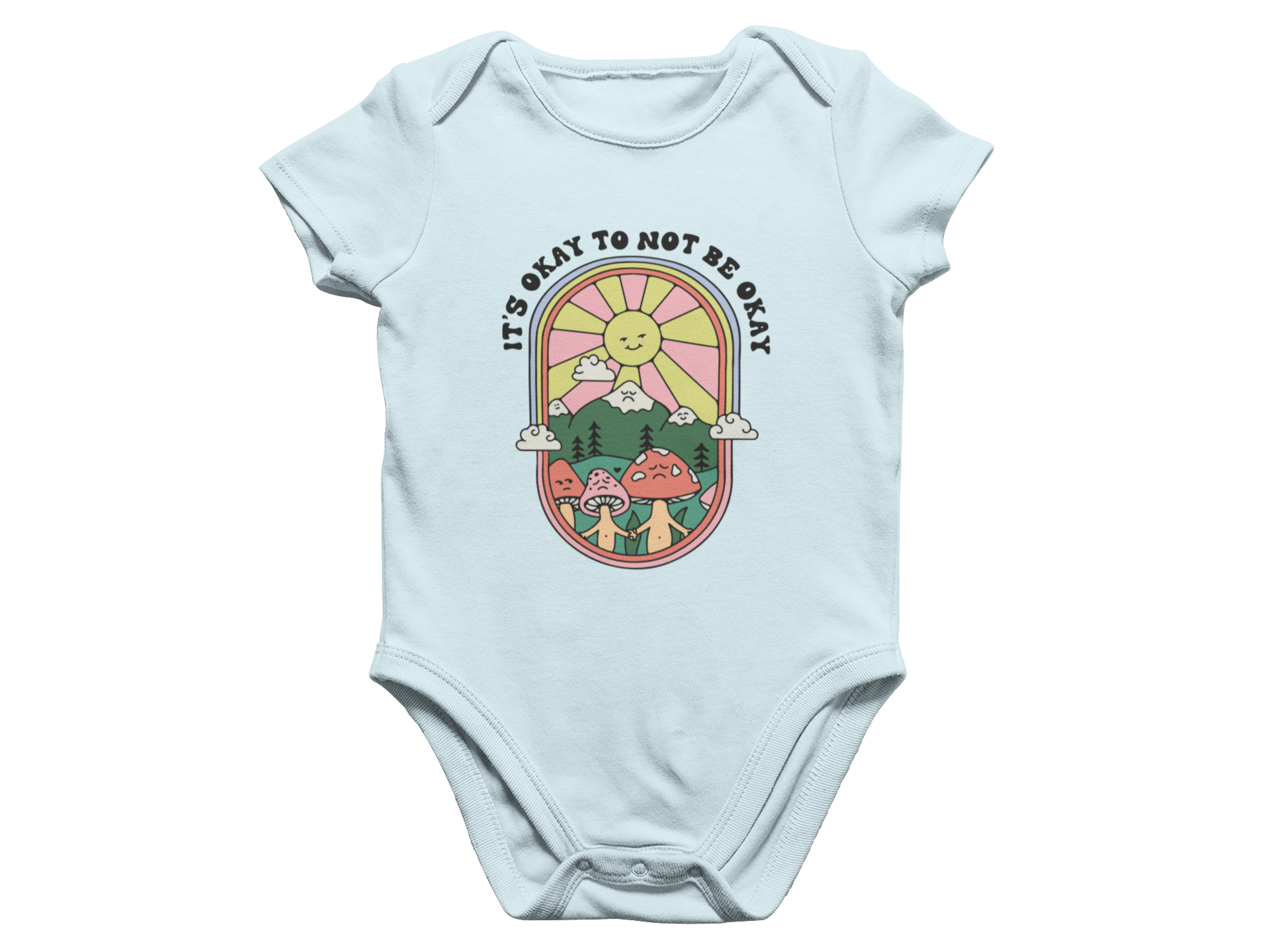 It's Okay To Not Be Okay - Baby Onesie