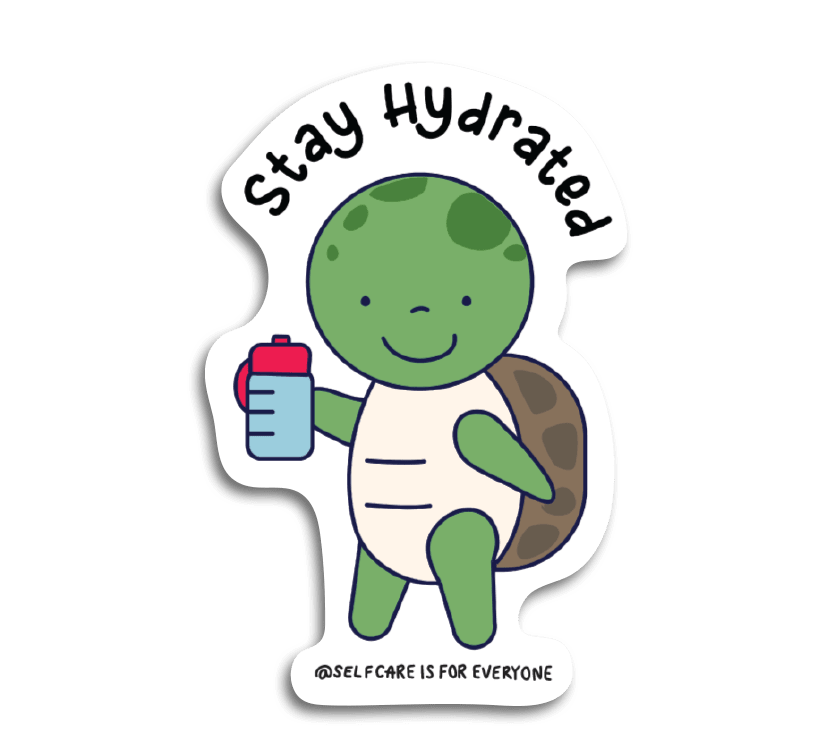 Stay Hydrated (Turtle) - Sticker