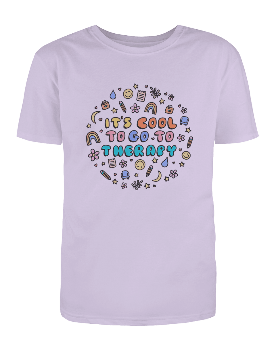Going To Therapy Is Cool! - T-Shirt – Self-Care Is For Everyone