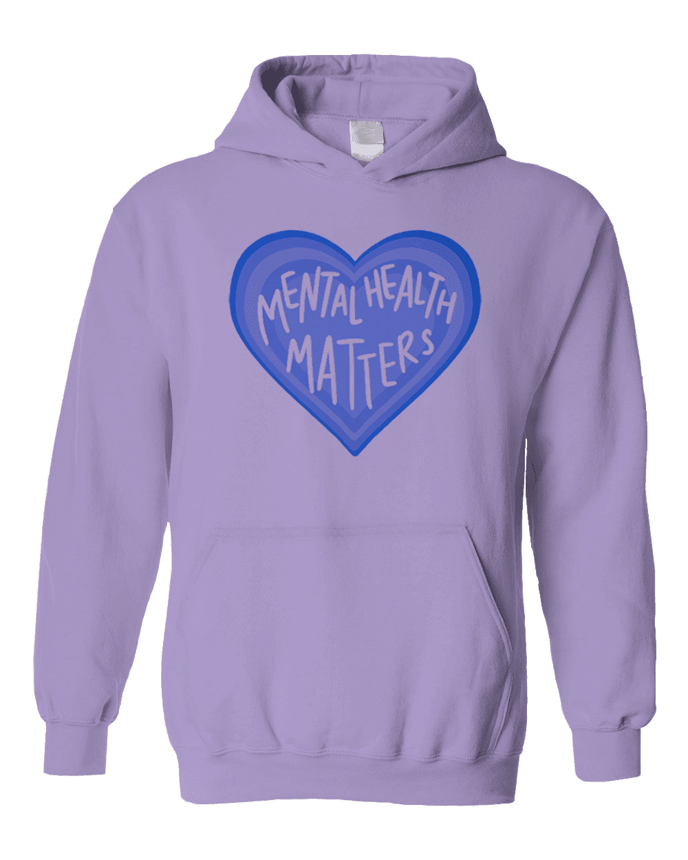 Mental Health Matters (Blue Heart) - Hoodie