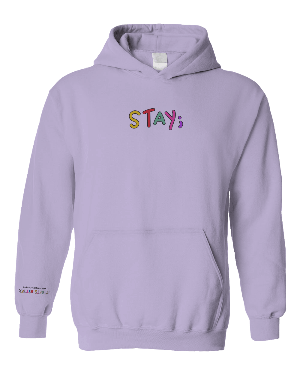 Stay; You Have Not Seen The Best Days Of Your Life Yet! (includes a sleeve-print!) - Hoodie