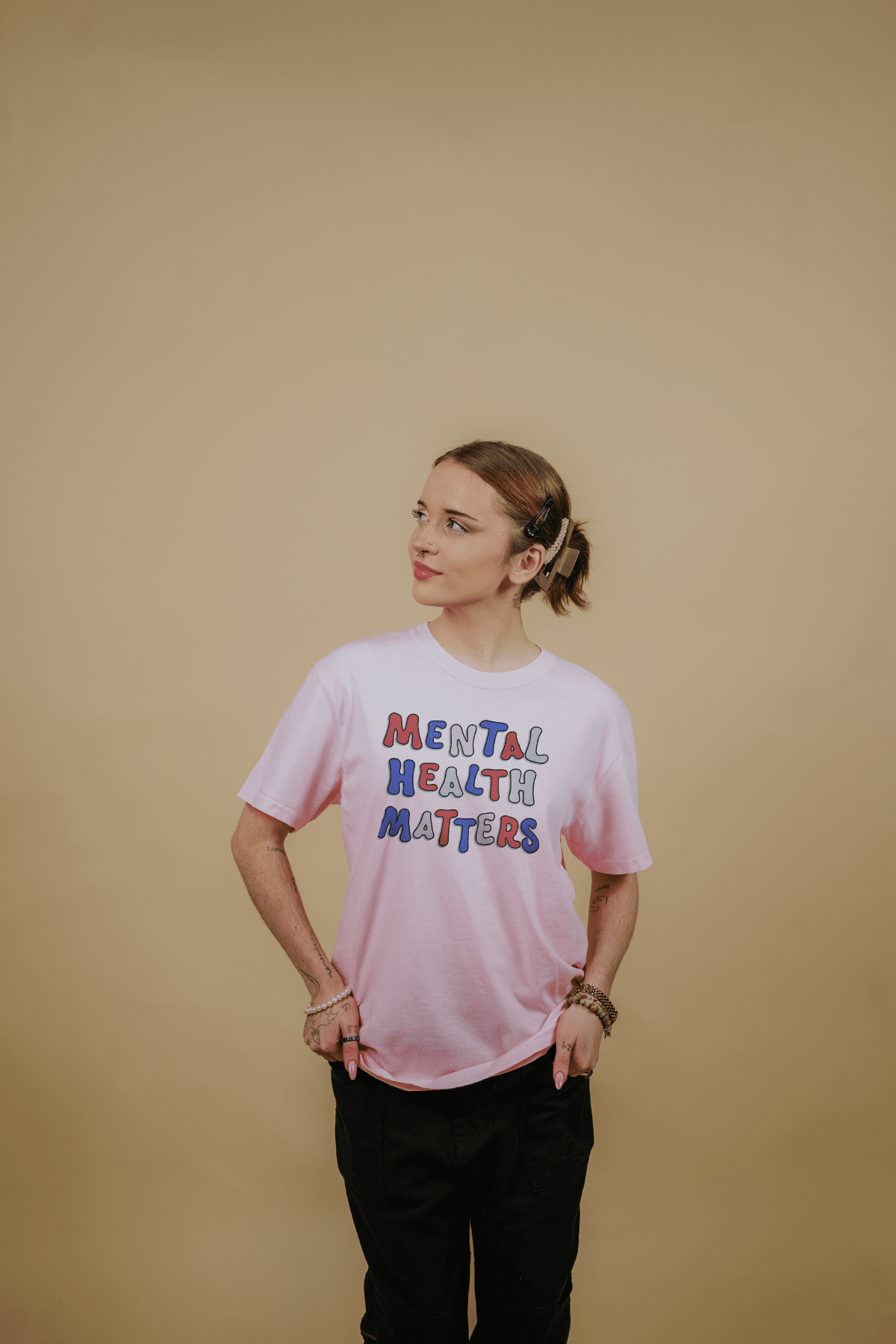 Mental Health Matters (Red, White, & Blue) - T-Shirt