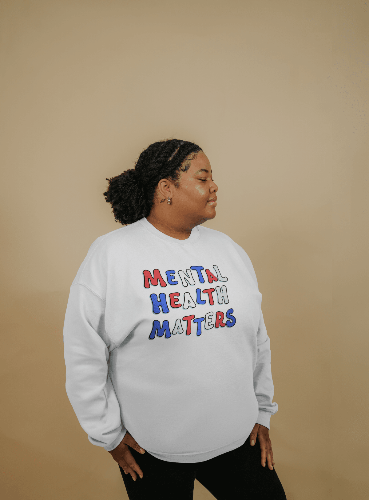 Mental Health Matters (Red, White, & Blue) - Sweatshirt