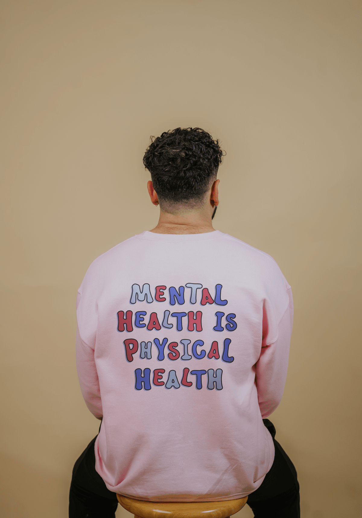 Mental Health Is Physical Health (back print w/ logo pocket print) - Sweatshirt