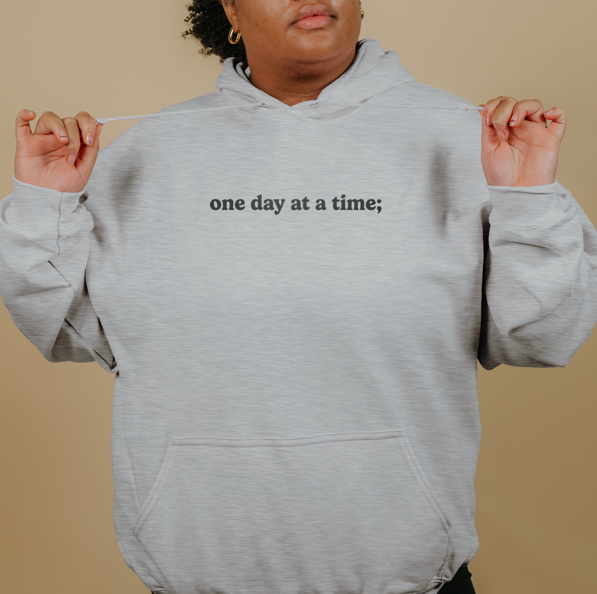 One Day At A Time; Keep Going (Rainbow) - Hoodie