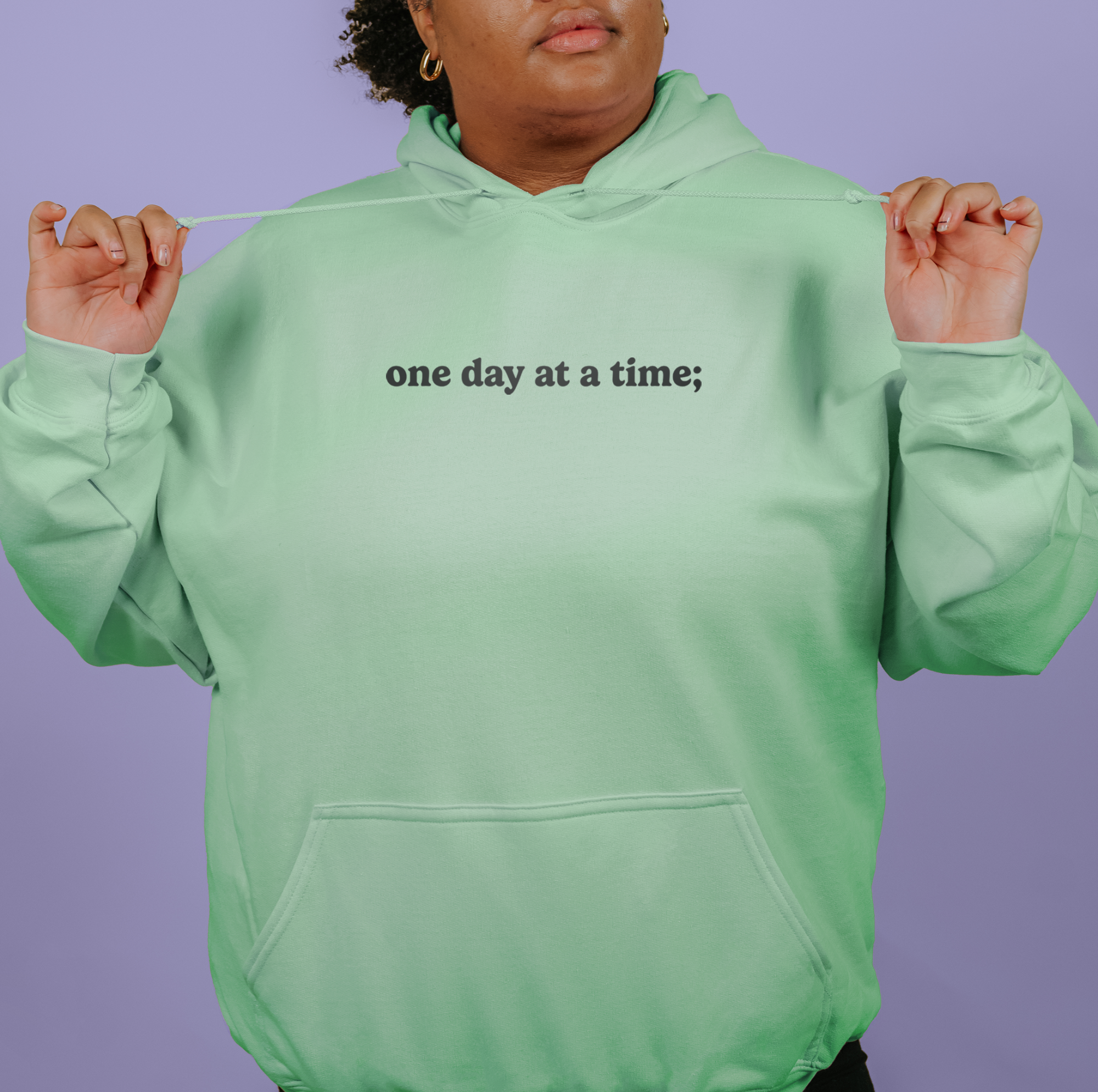 One Day At A Time; Keep Going (Rainbow) - Hoodie