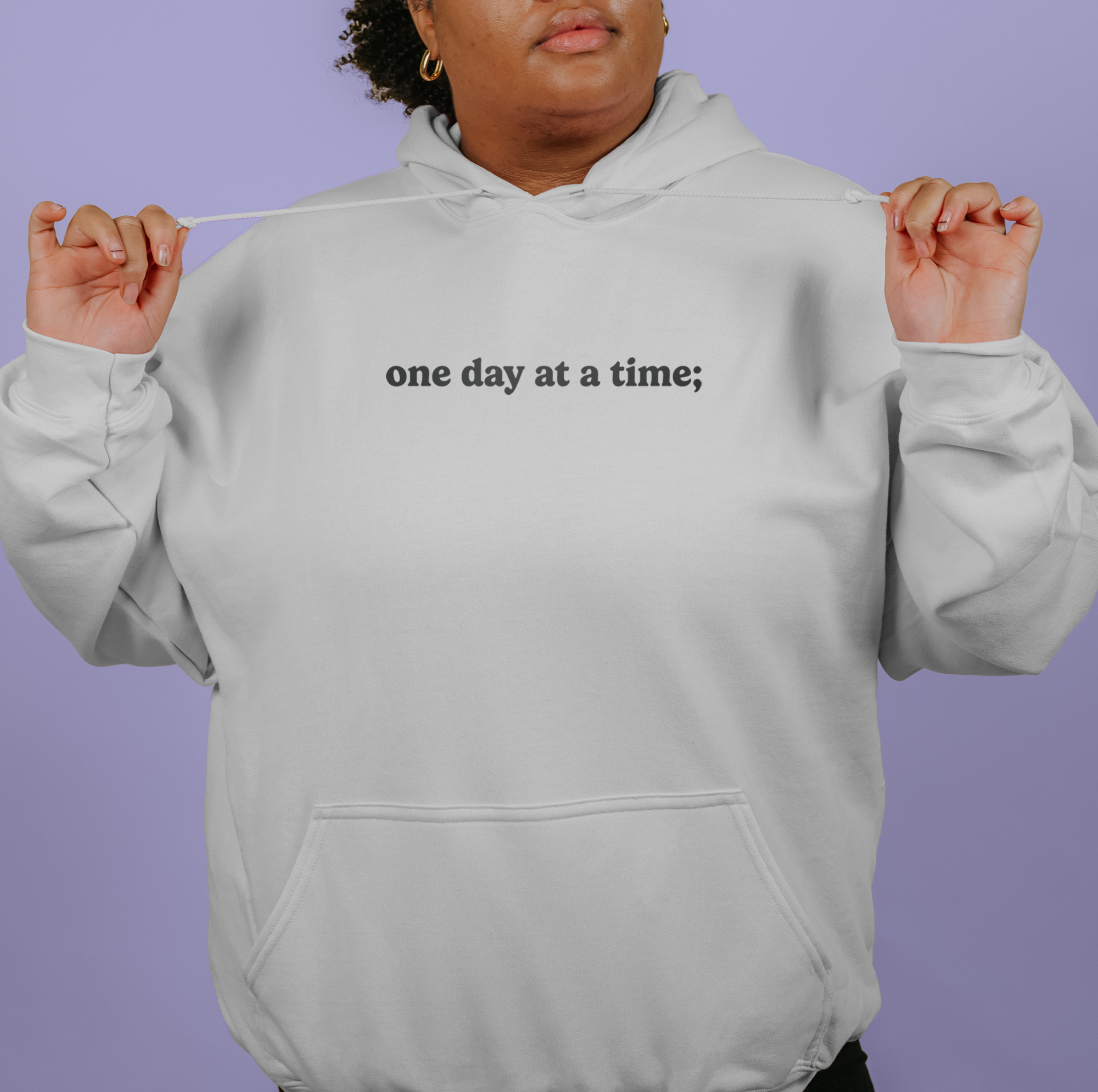 One Day At A Time; Keep Going (Rainbow) - Hoodie