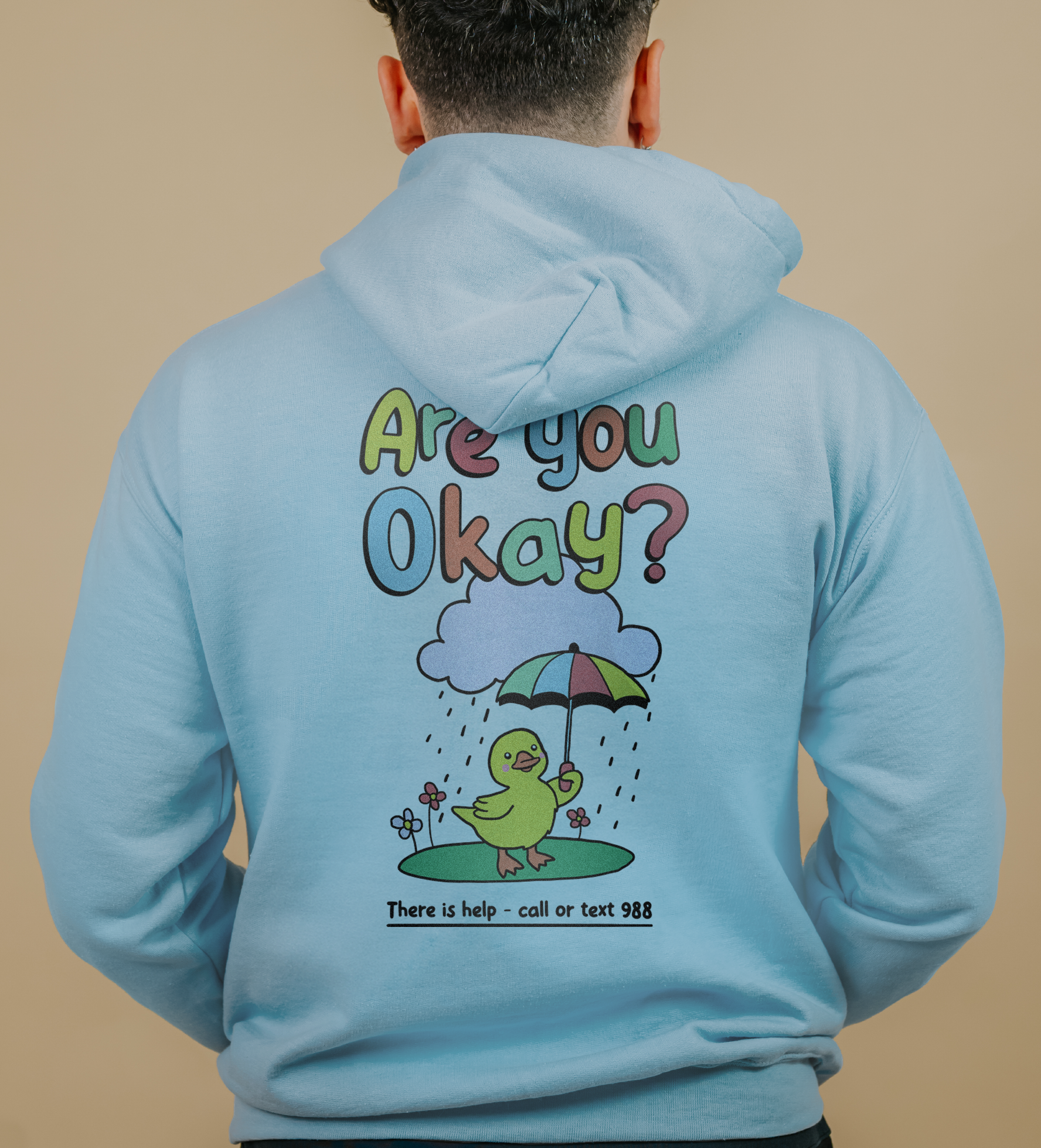 It's OK To Not Be OK; Are You Okay? (Duck) - Hoodie