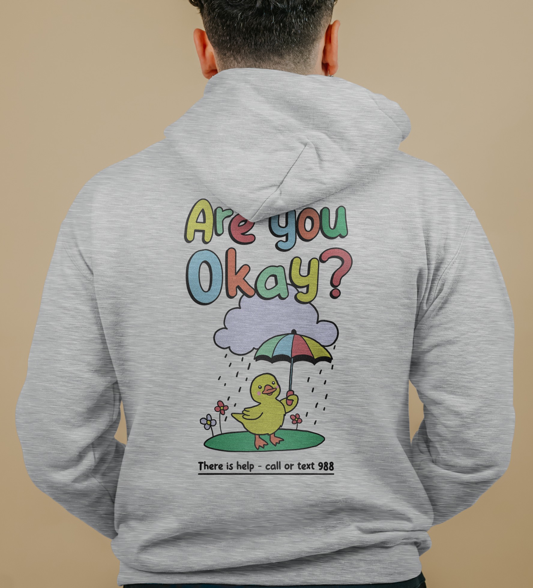 It's OK To Not Be OK; Are You Okay? (Duck) - Hoodie